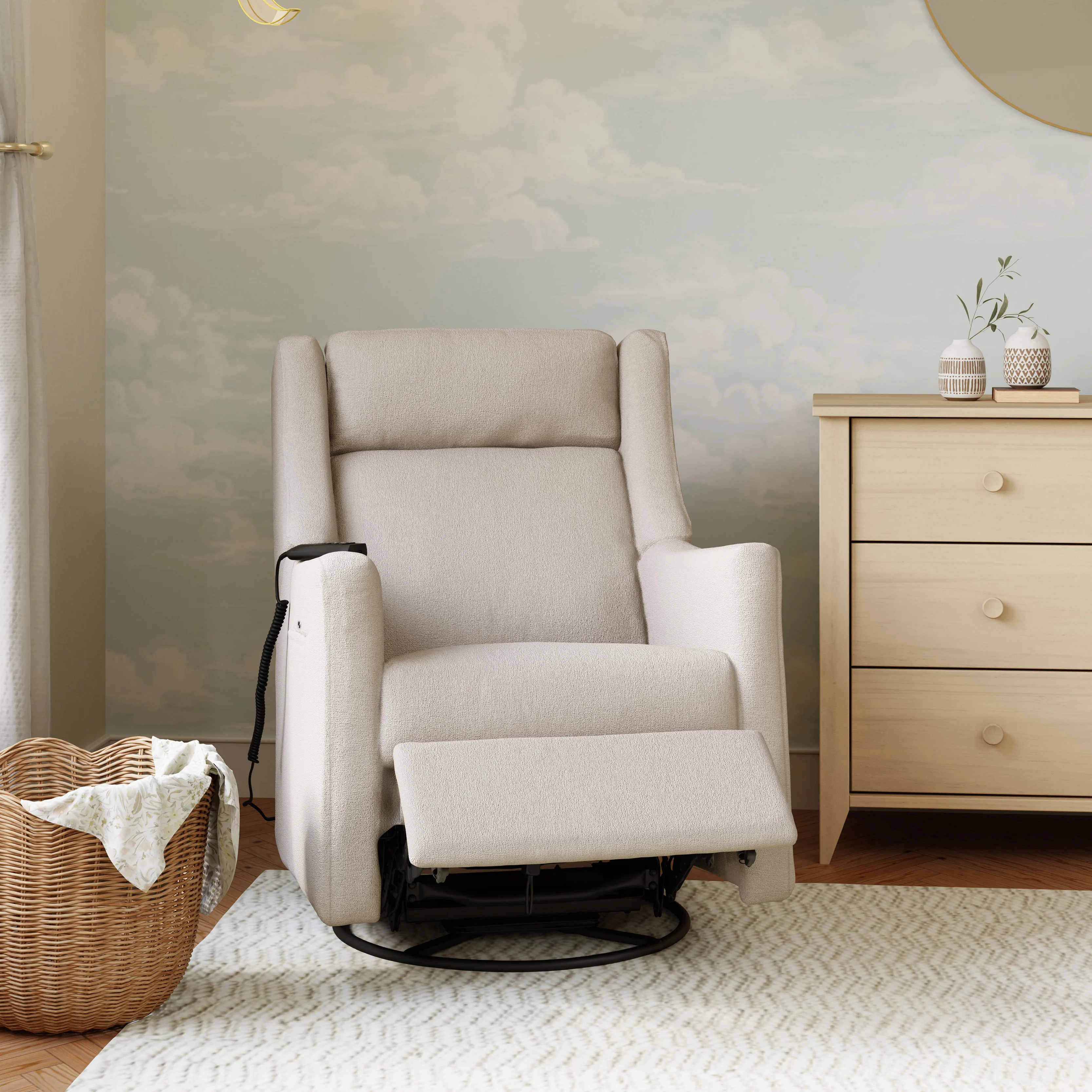 Kiwi Deluxe Power Recliner and Swivel Glider with Heat and Massage - Image 47