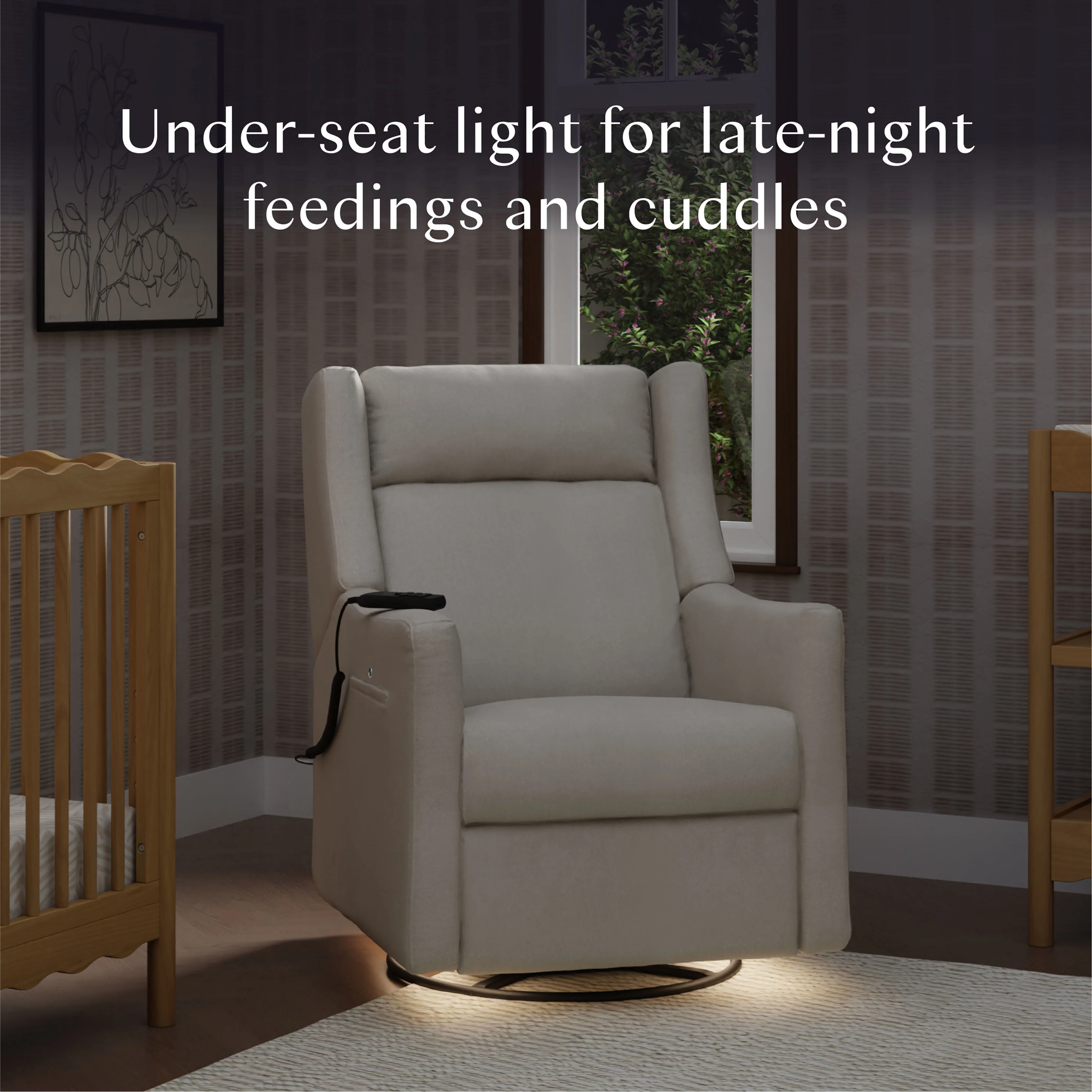 Kiwi Deluxe Power Recliner and Swivel Glider with Heat and Massage - Image 62