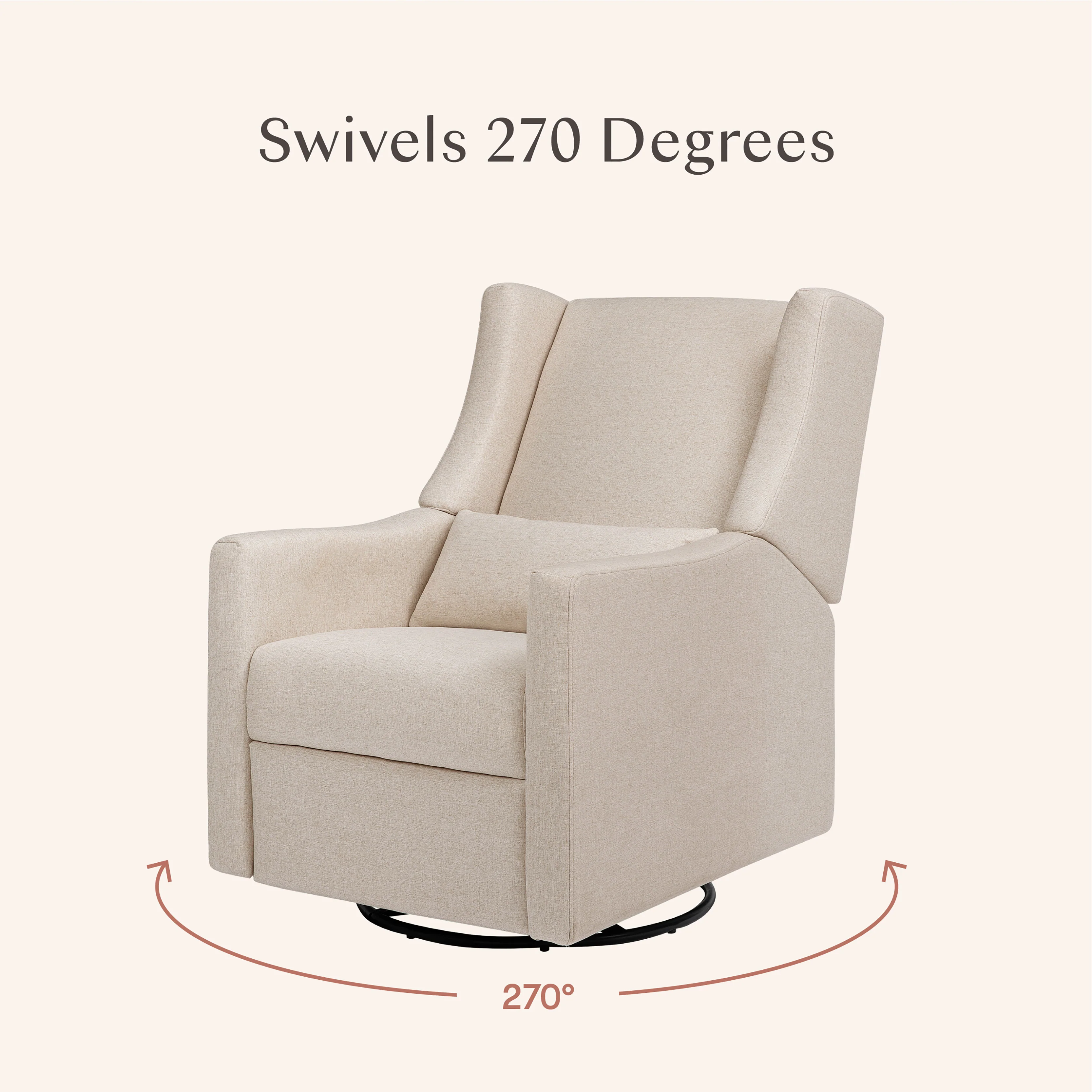 Kiwi Electronic Recliner and Swivel Glider with USB port - Image 7
