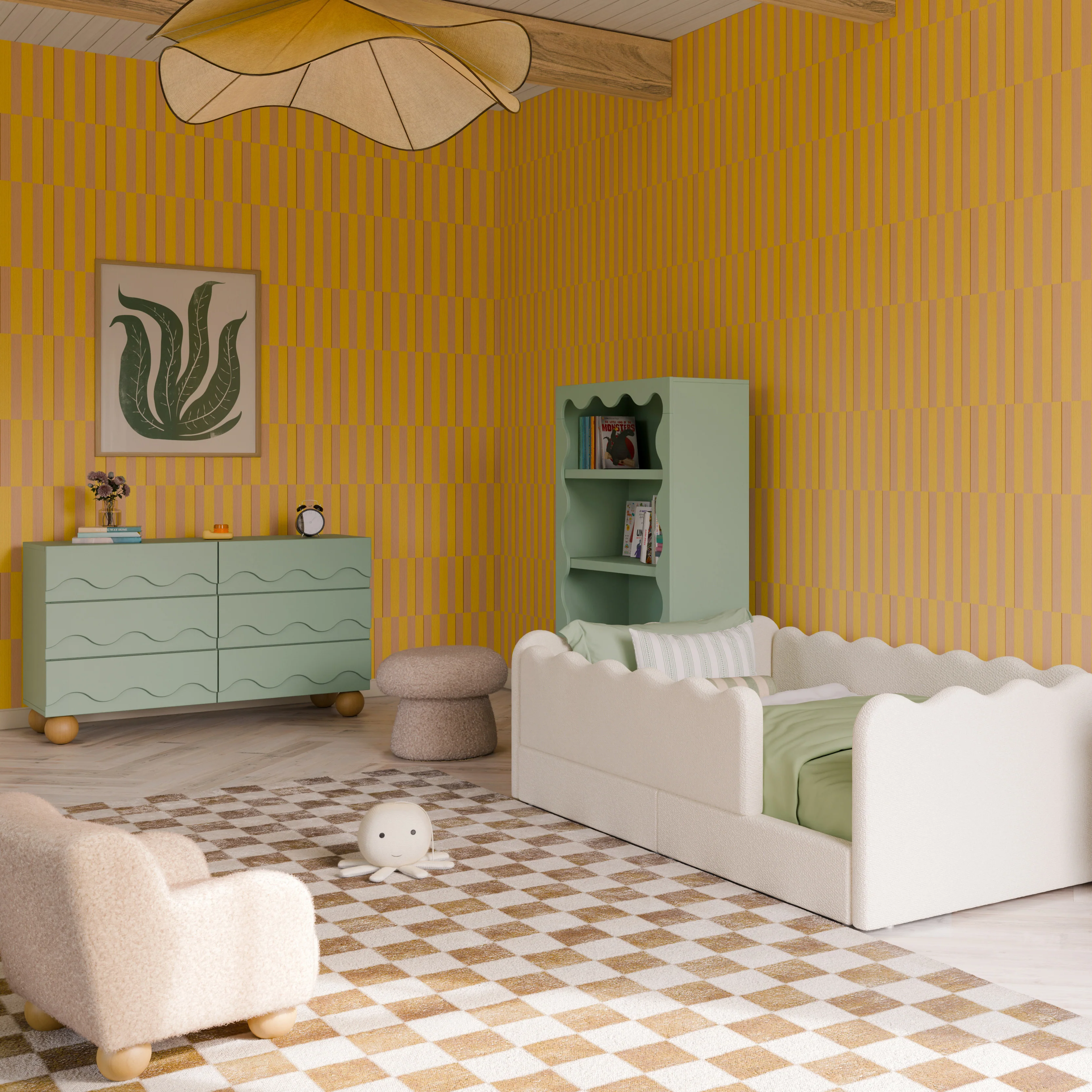 Lido Wave 6-Drawer Assembled Dresser - Image 3