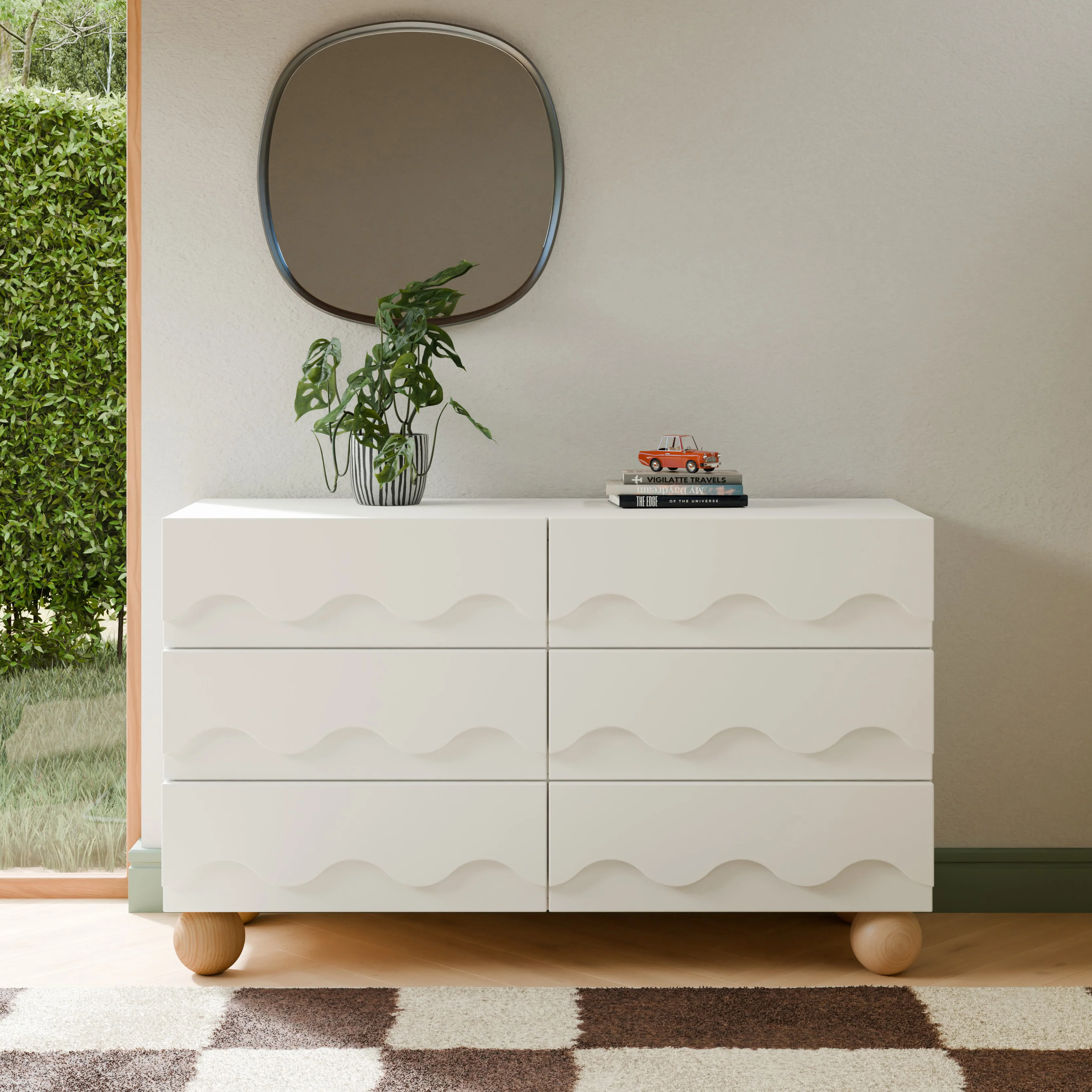 Lido Wave 6-Drawer Assembled Dresser - Image 8