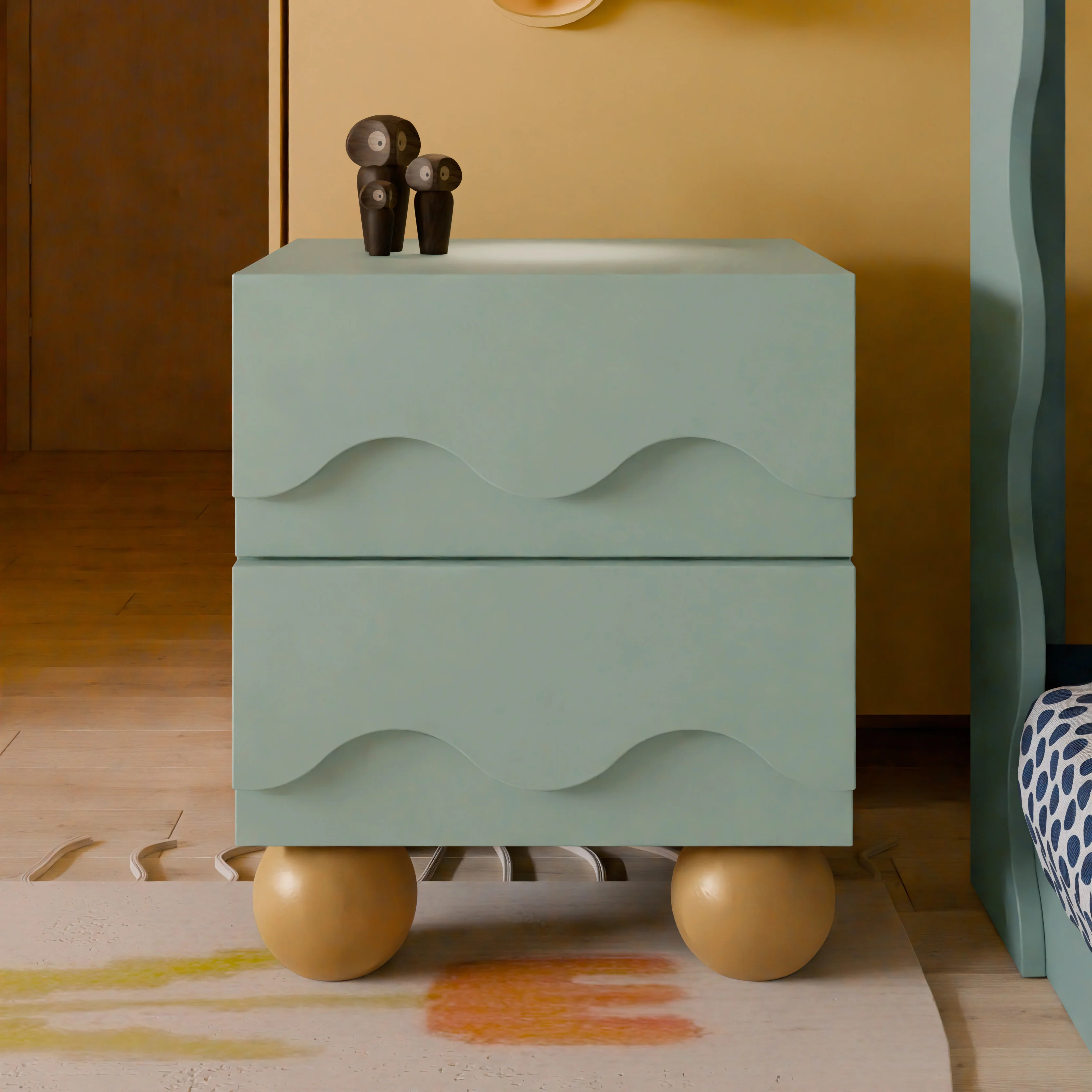 Lido Wave Assembled Nightstand - Image 7