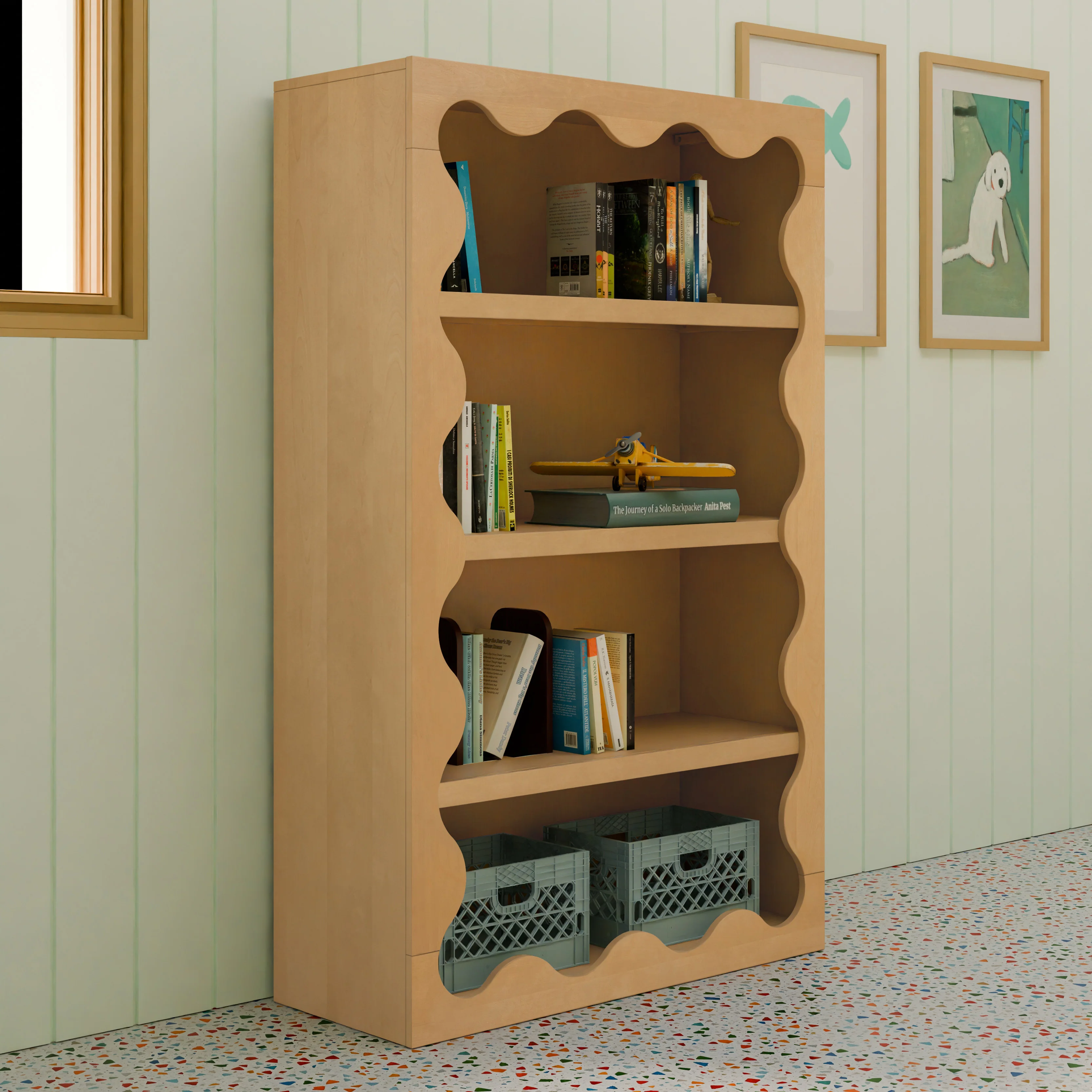 Lido Wave Bookcase - Image 15
