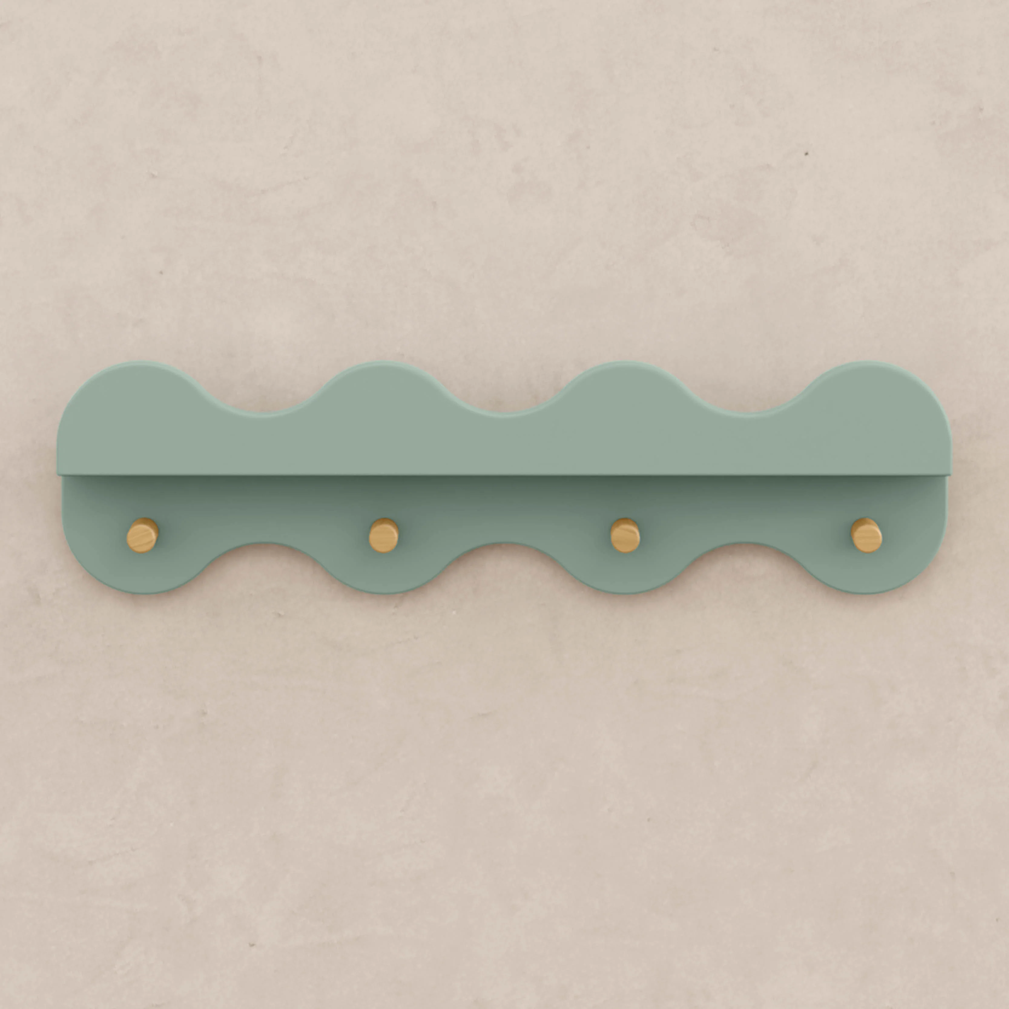 Lido Wave Bookshelf with Hooks - Image 16