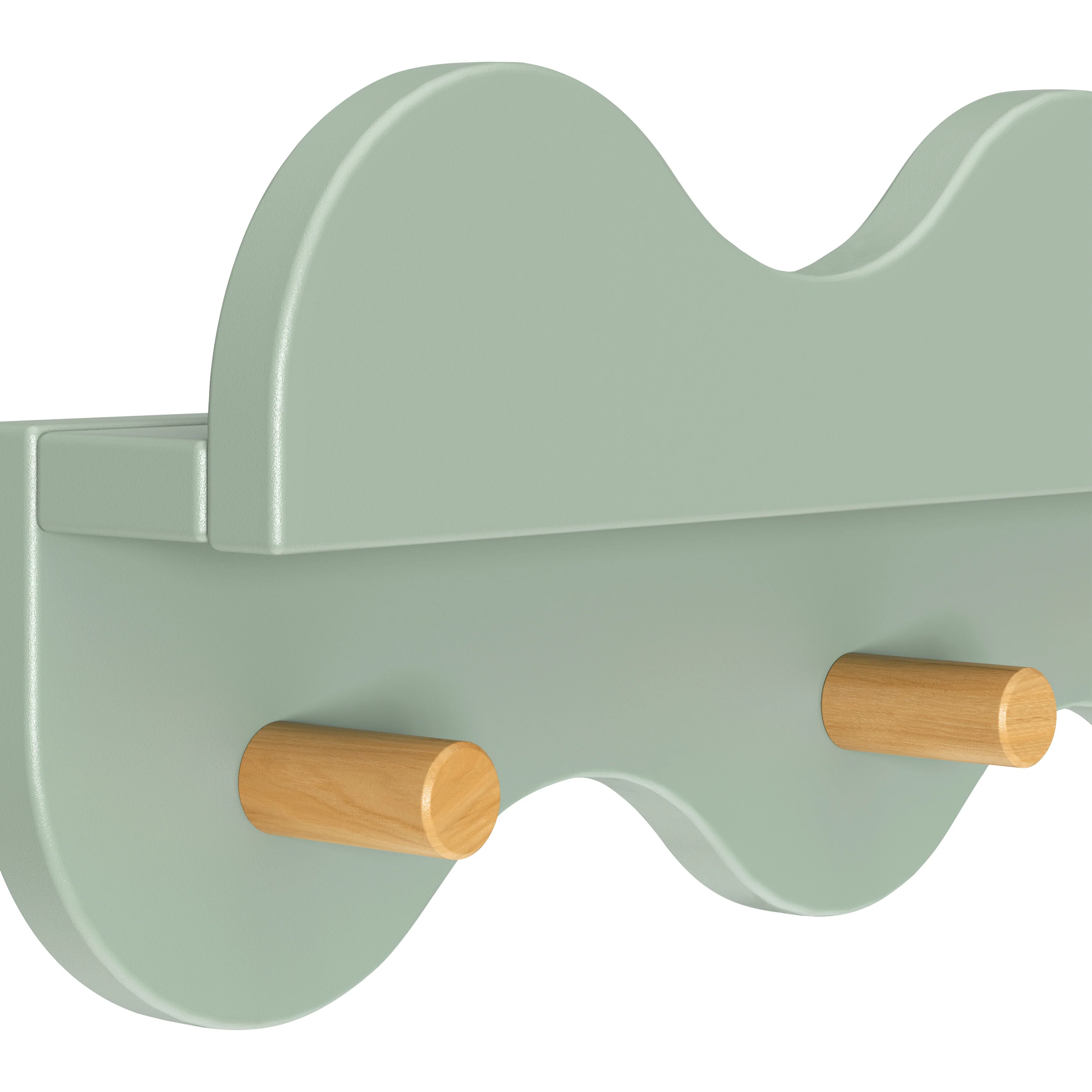 Lido Wave Bookshelf with Hooks - Image 20