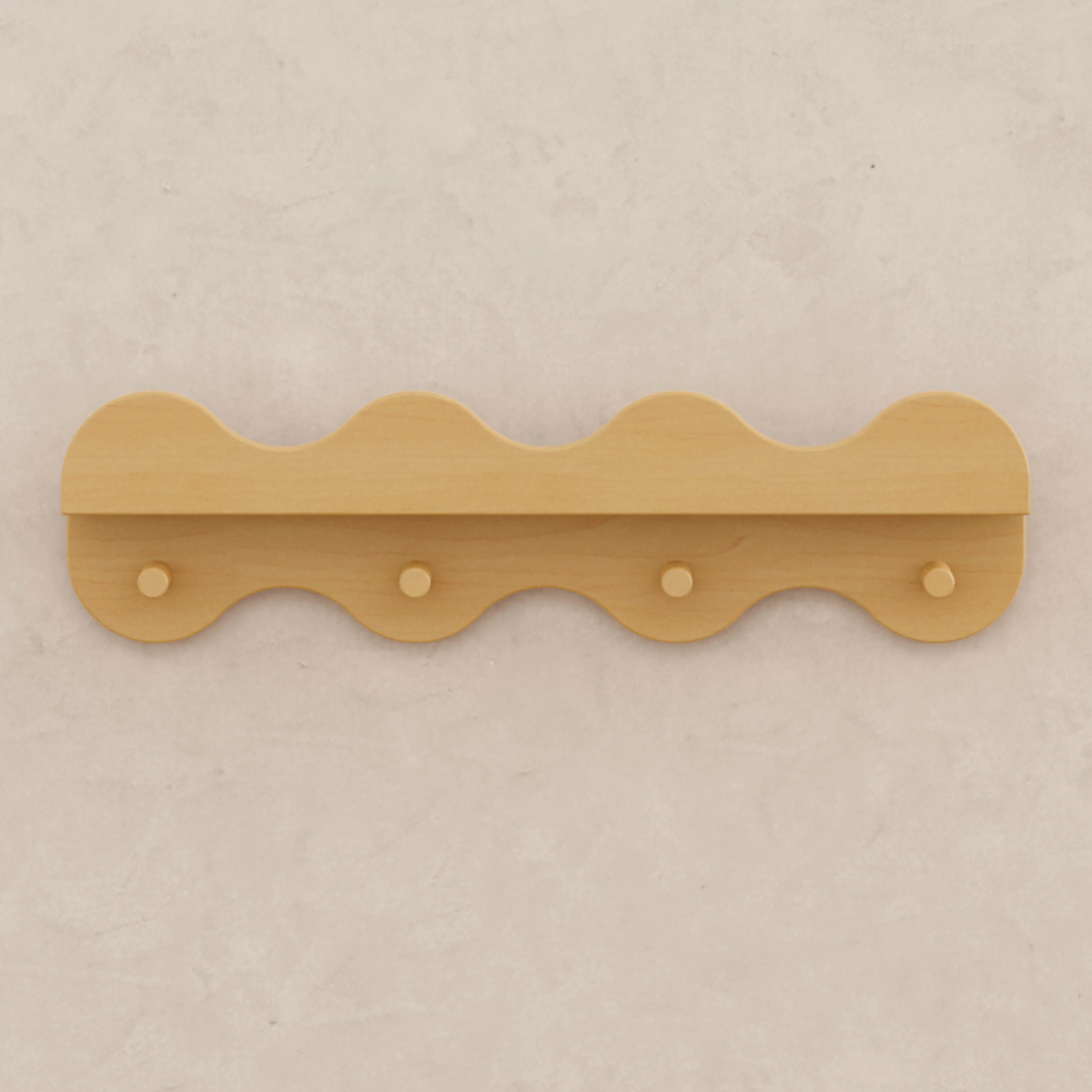 Lido Wave Bookshelf with Hooks - Image 3