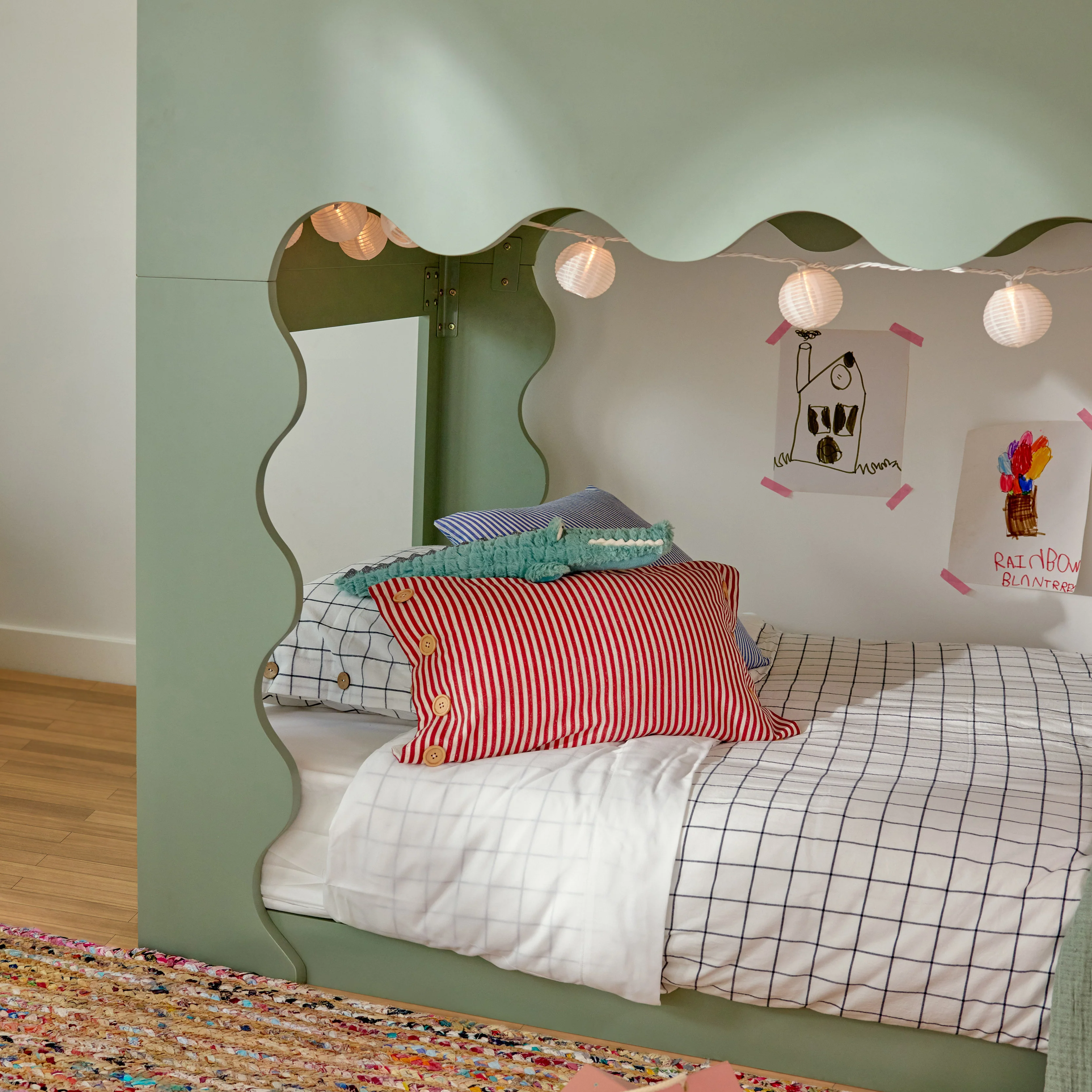 Lido Wave Convertible Low Loft Twin Bed - Image 12