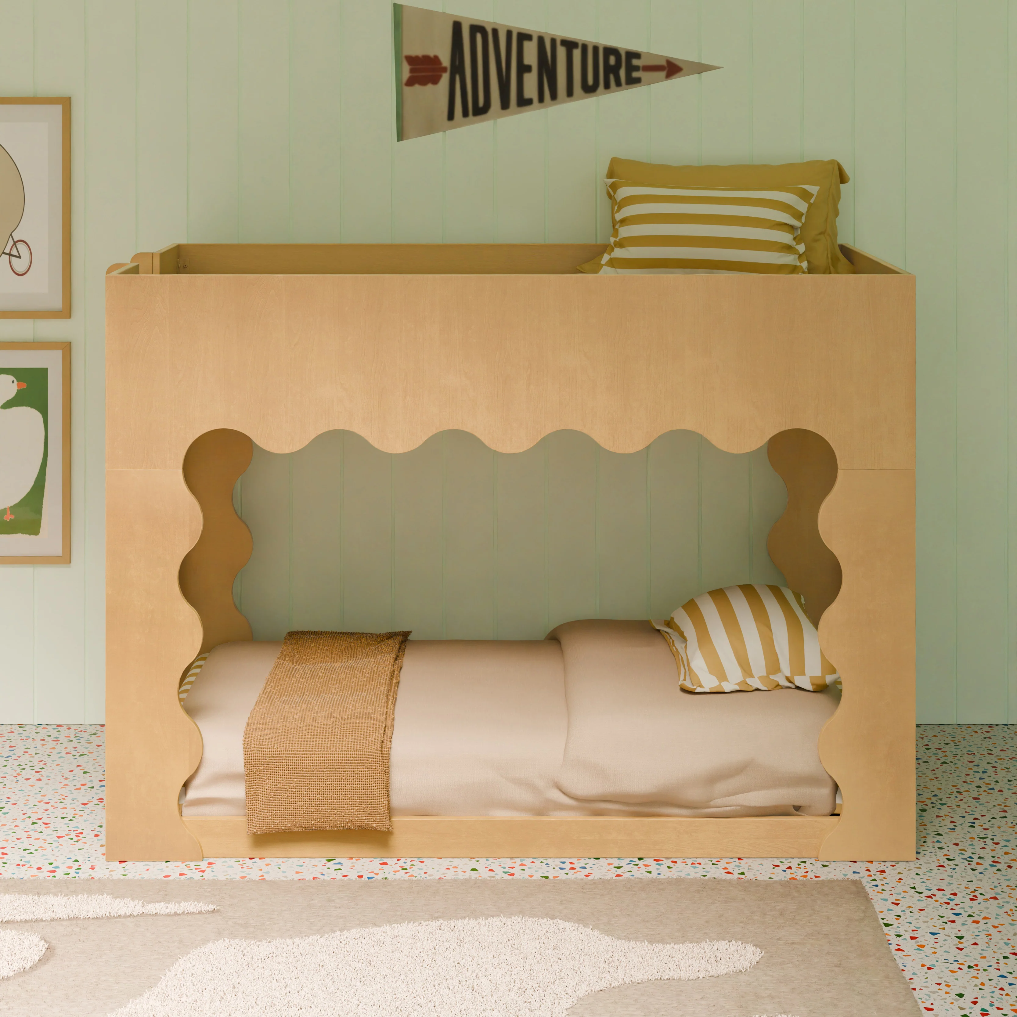 Lido Wave Convertible Low Loft Twin Bed - Image 23