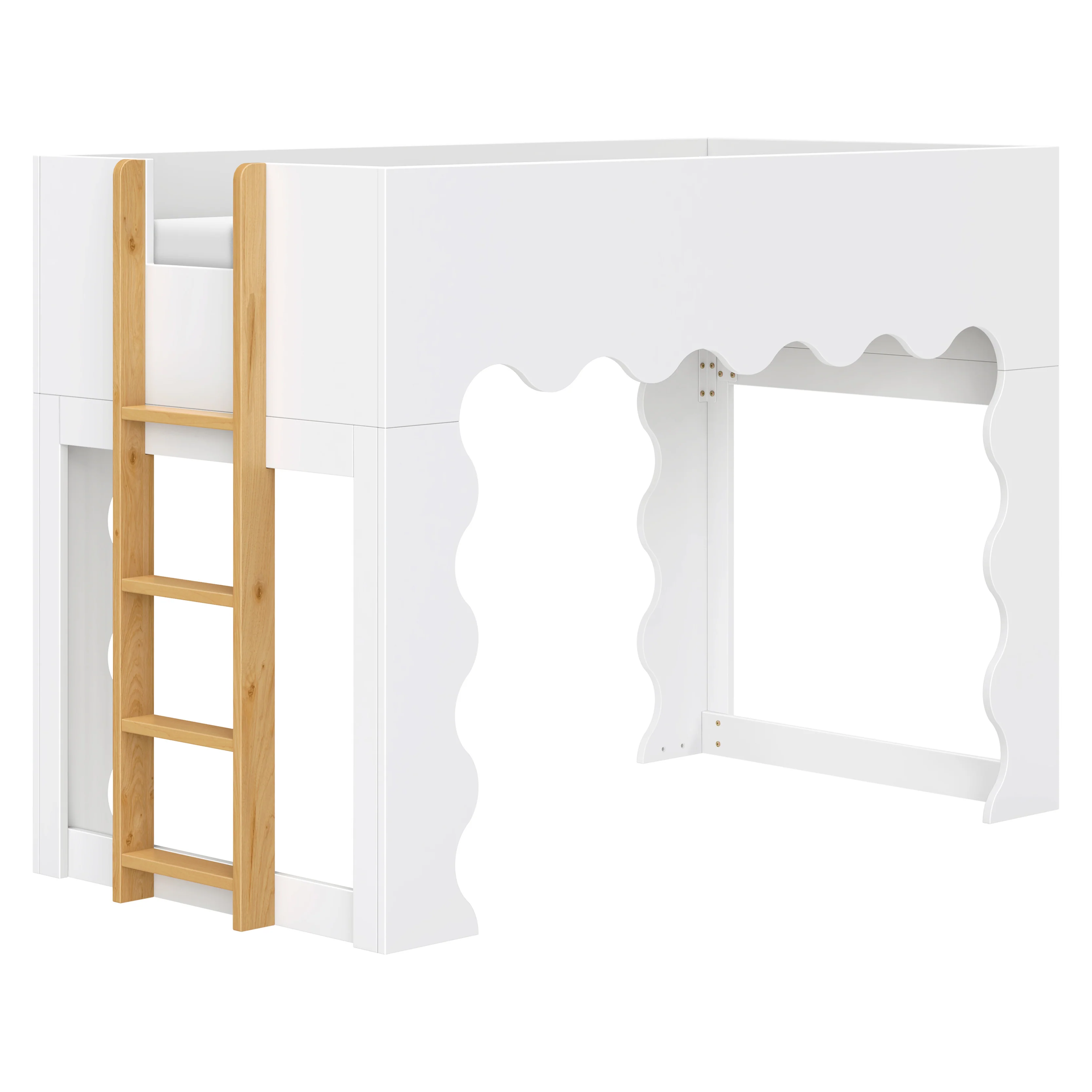 Lido Wave Convertible Low Loft Twin Bed - Image 27