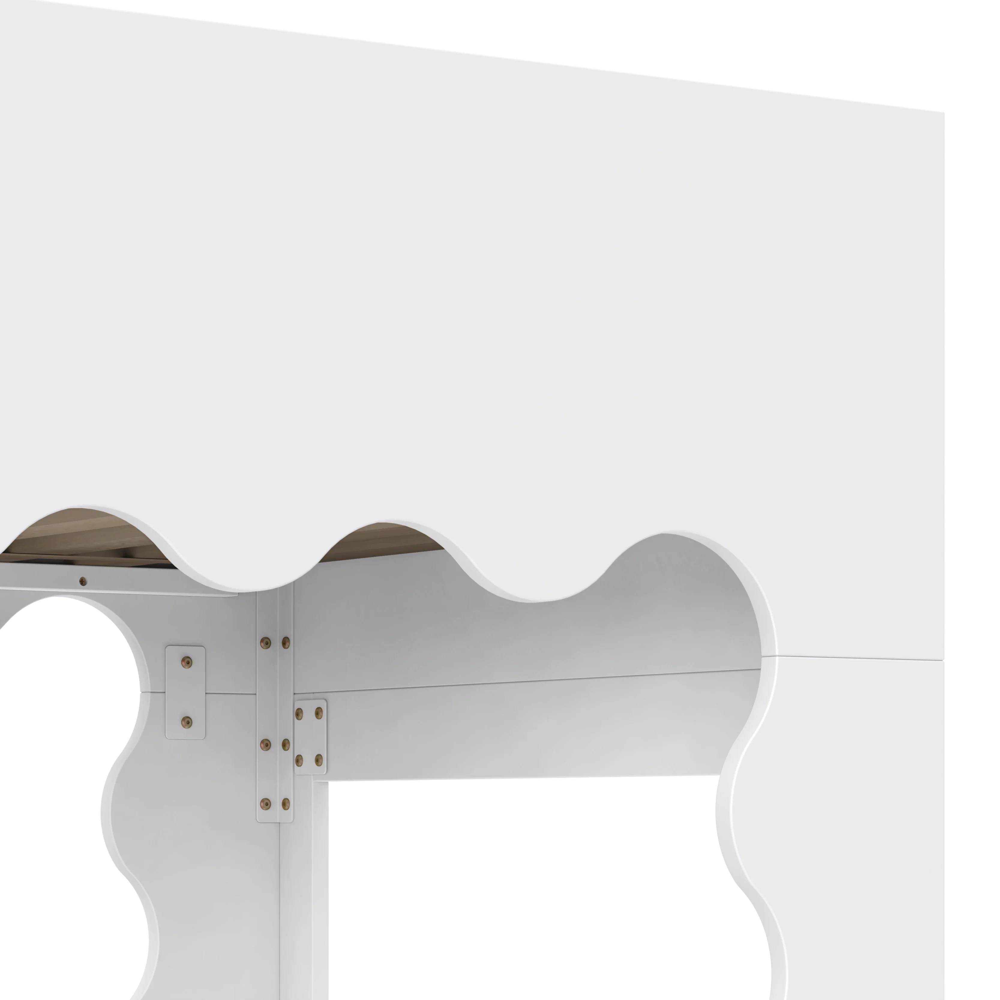 Lido Wave Convertible Low Loft Twin Bed - Image 34