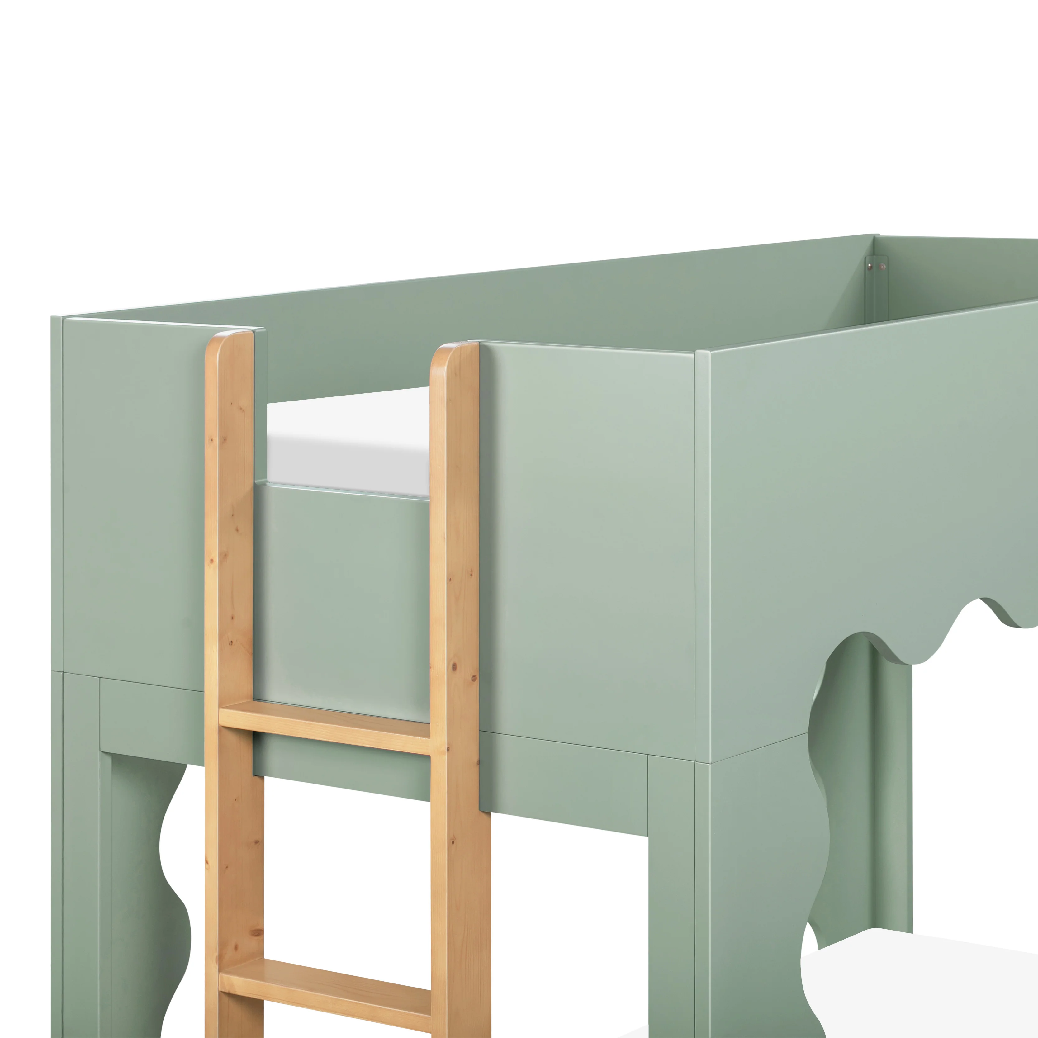Lido Wave Convertible Low Loft Twin Bed - Image 5