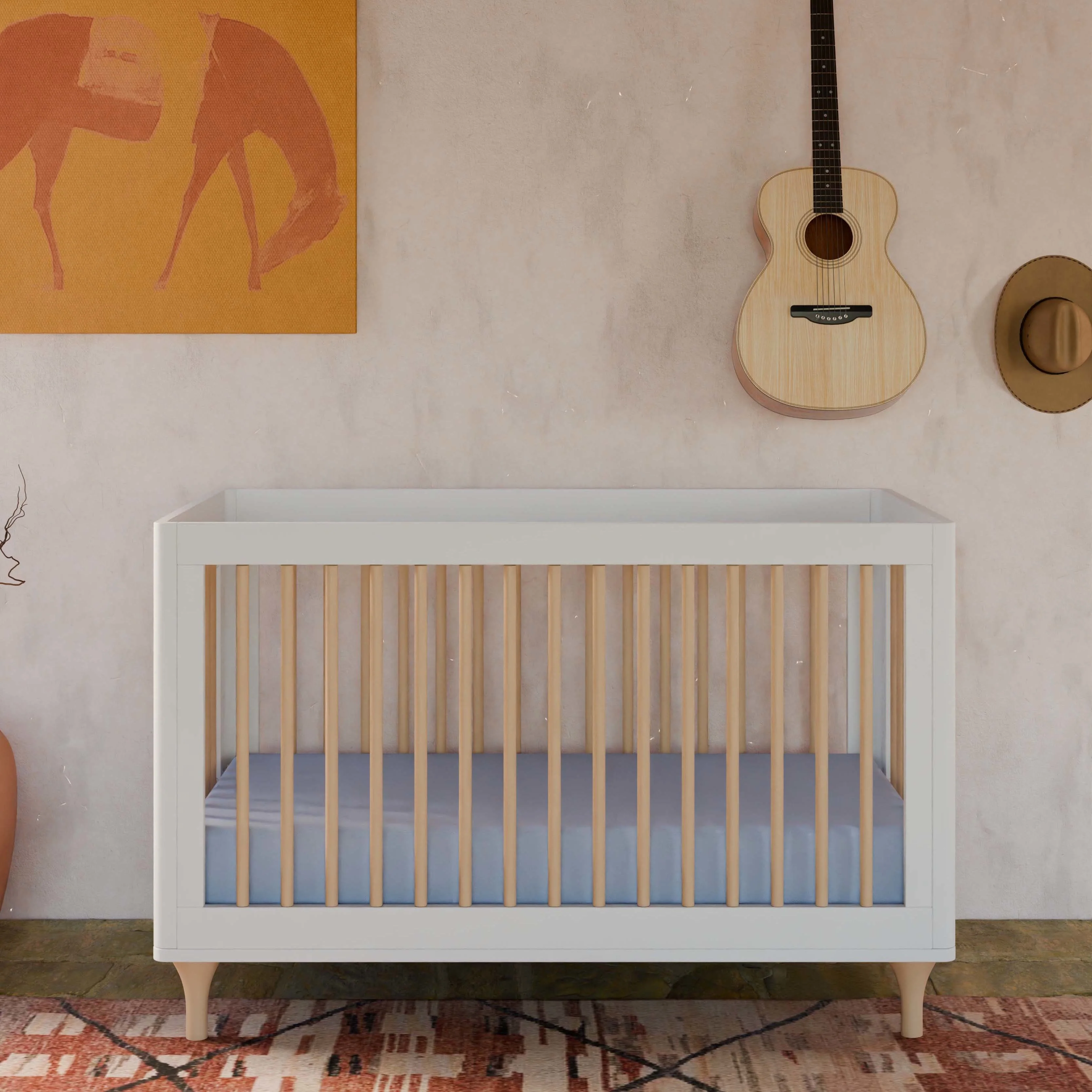 Lolly 3-in-1 Convertible Crib with Toddler Bed Conversion Kit - Image 7
