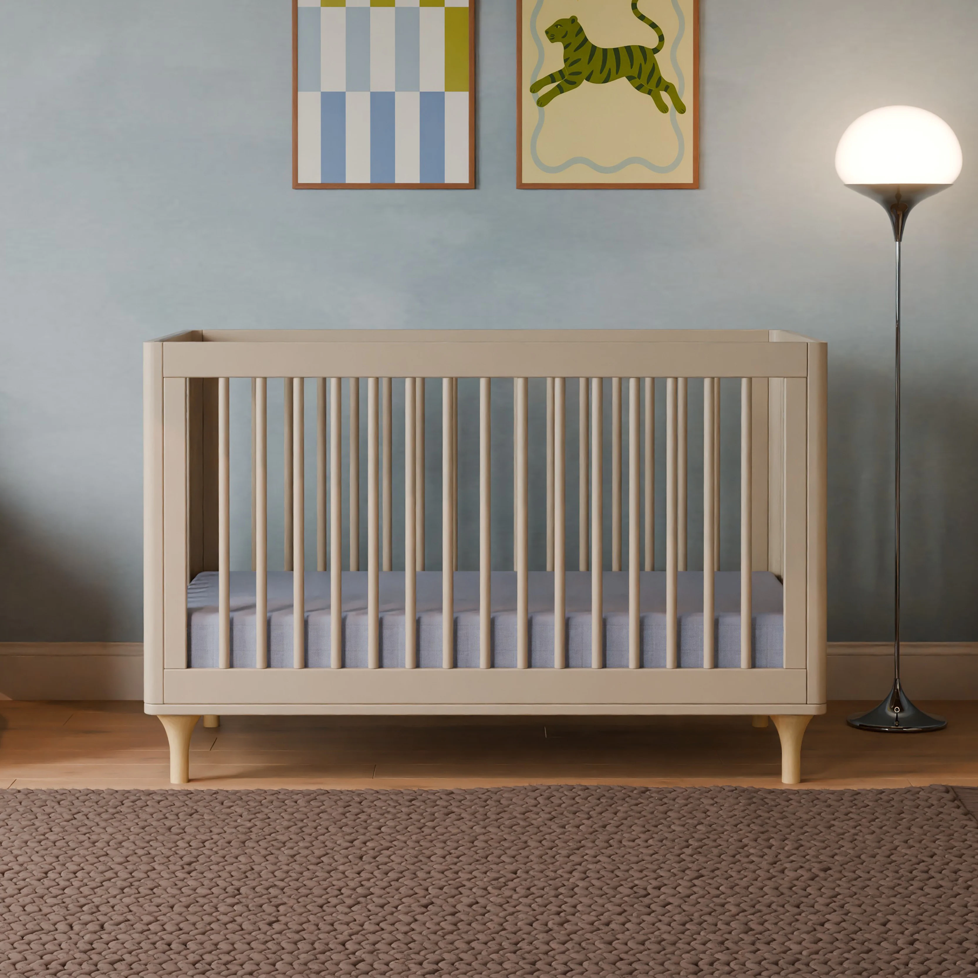 Lolly 3-in-1 Convertible Crib with Toddler Bed Conversion Kit - Image 90