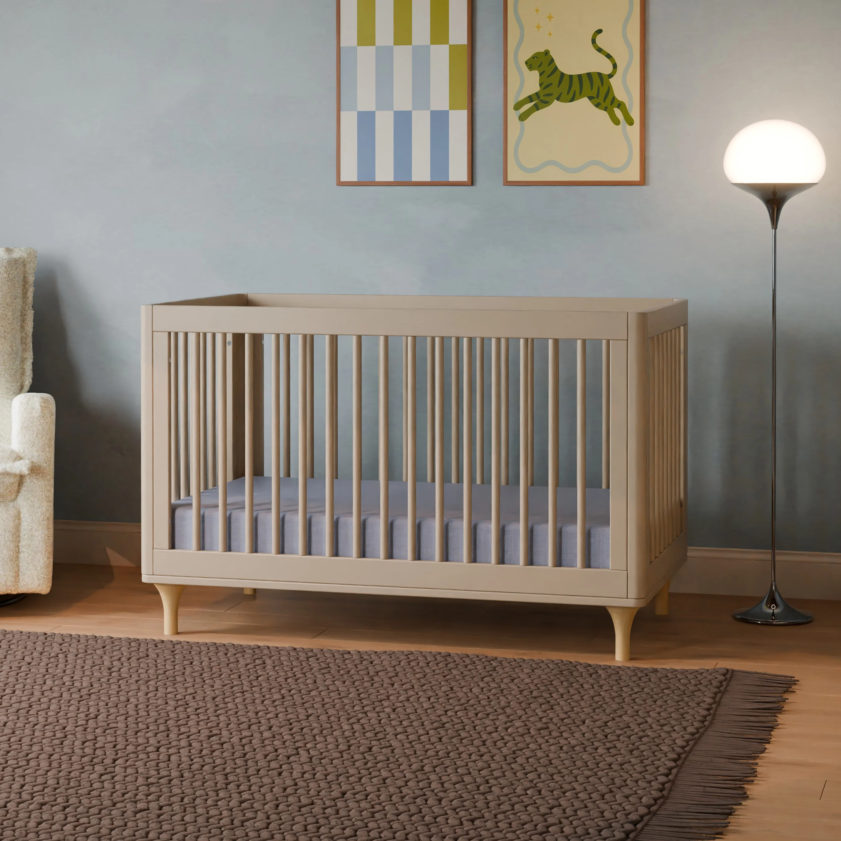 Lolly 3-in-1 Convertible Crib with Toddler Bed Conversion Kit - Image 91