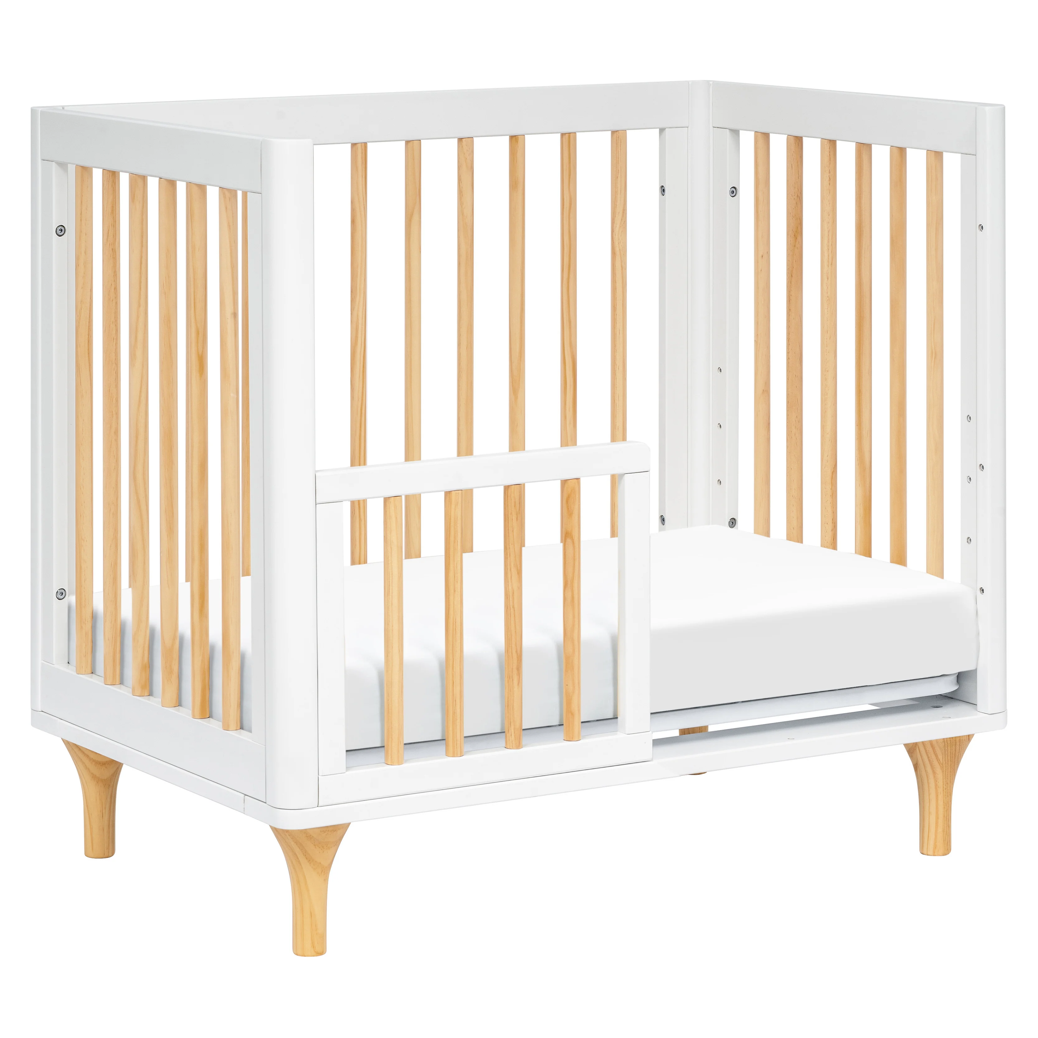 Lolly 4-in-1 Convertible Mini Crib with Toddler Bed Conversion Kit - Image 10