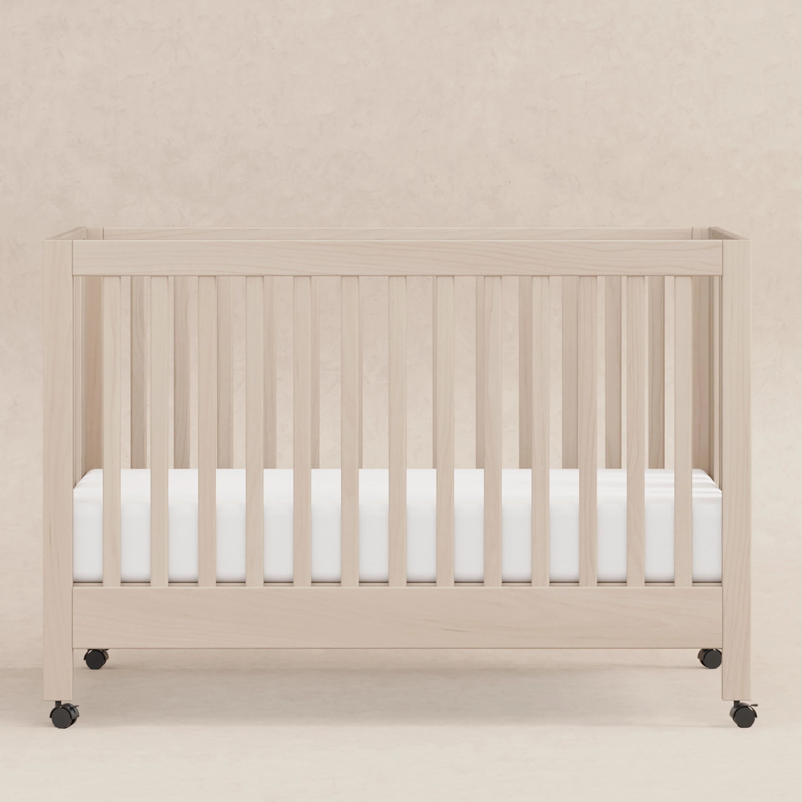 Maki Portable Folding Crib with Toddler Bed Conversion Kit - Image 23