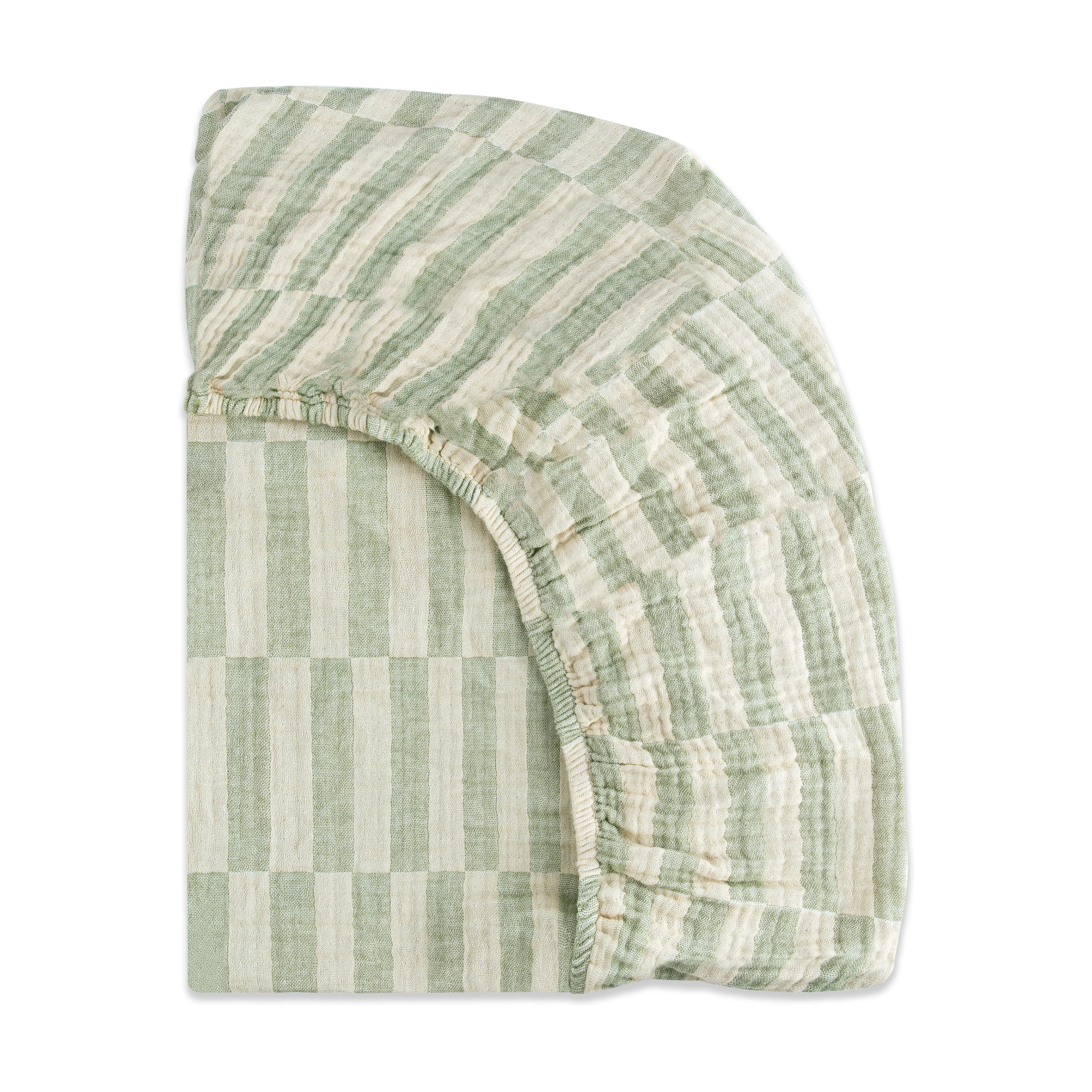 Mini Crib Sheet in GOTS Certified Organic Muslin Cotton - Image 114