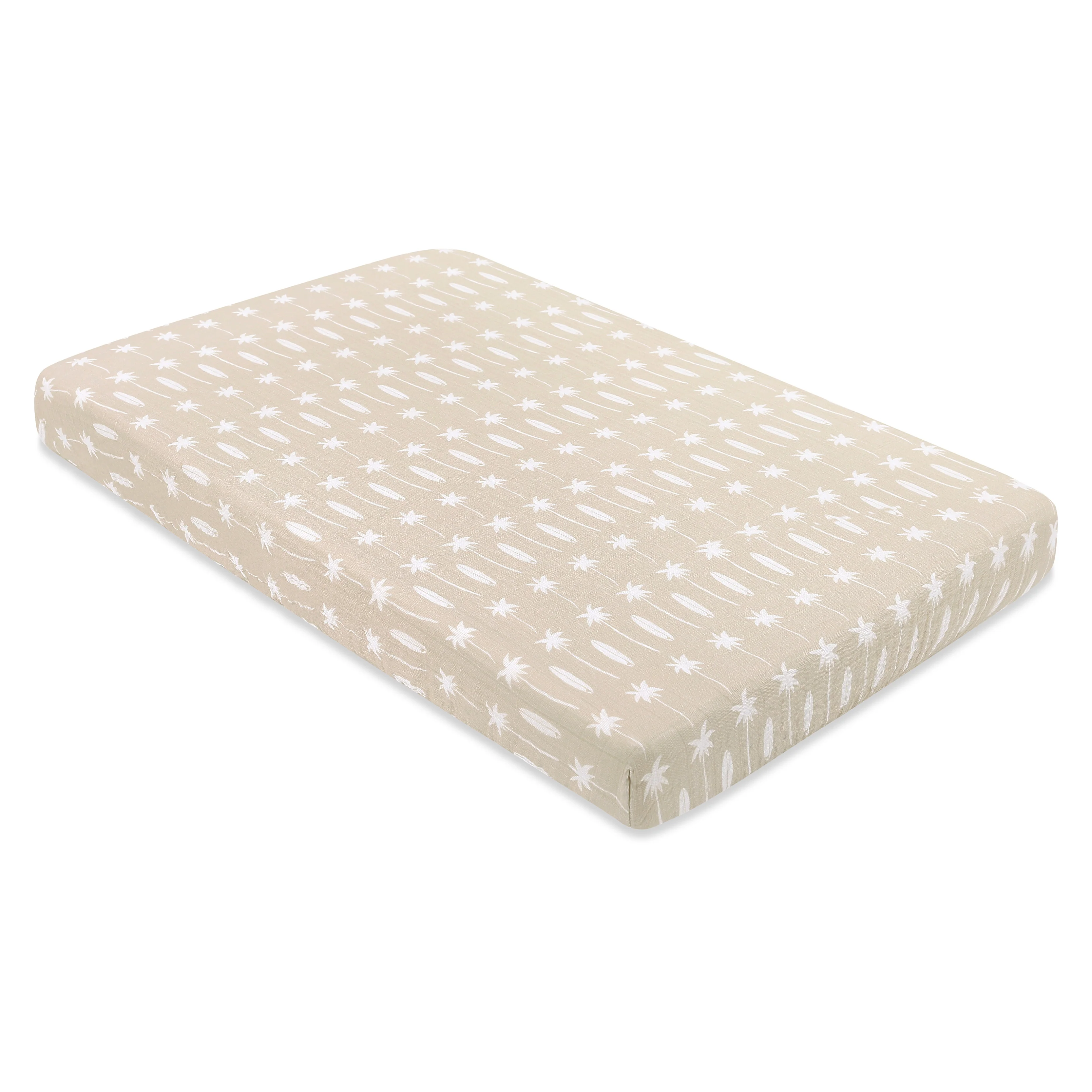 Mini Crib Sheet in GOTS Certified Organic Muslin Cotton - Image 124