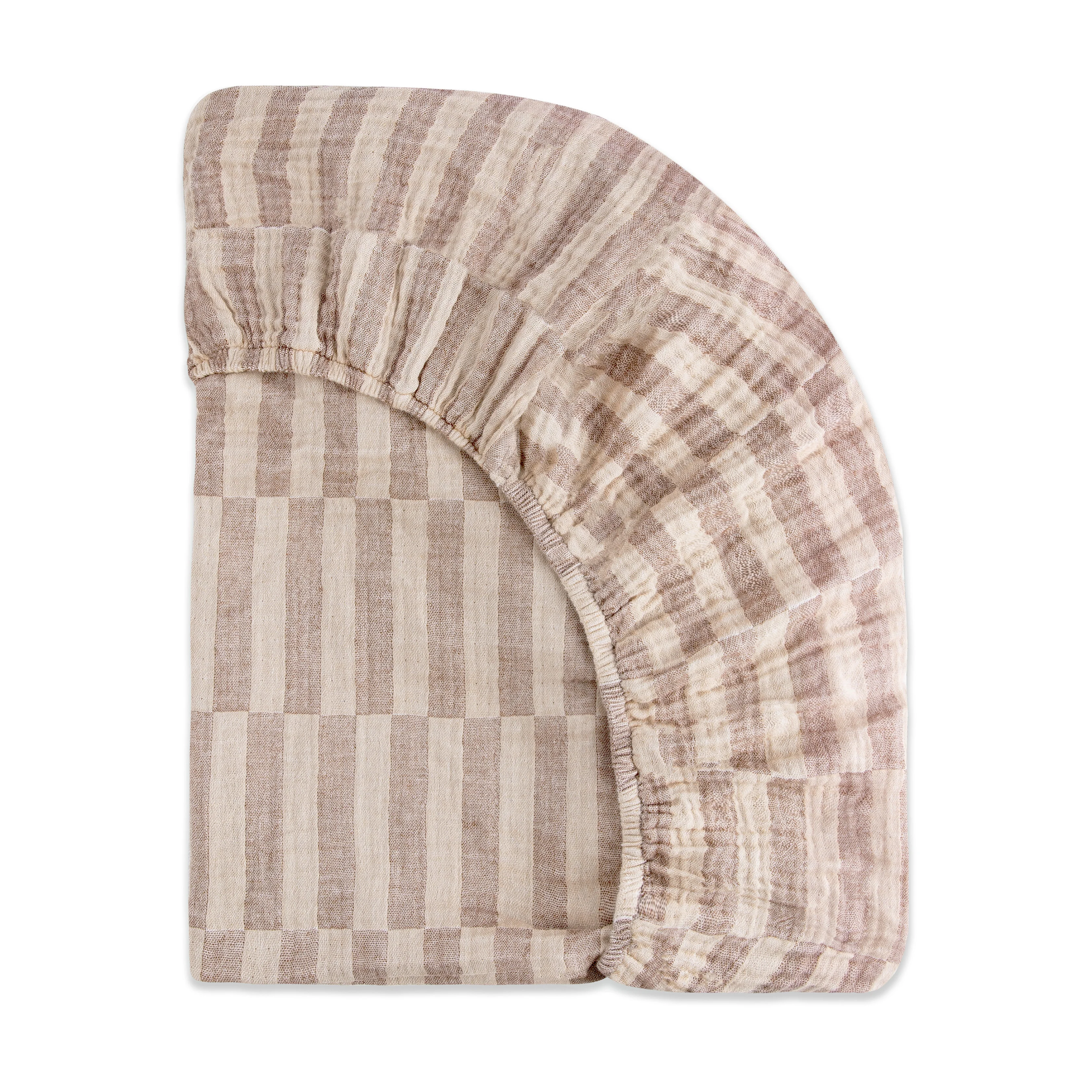 Mini Crib Sheet in GOTS Certified Organic Muslin Cotton - Image 16