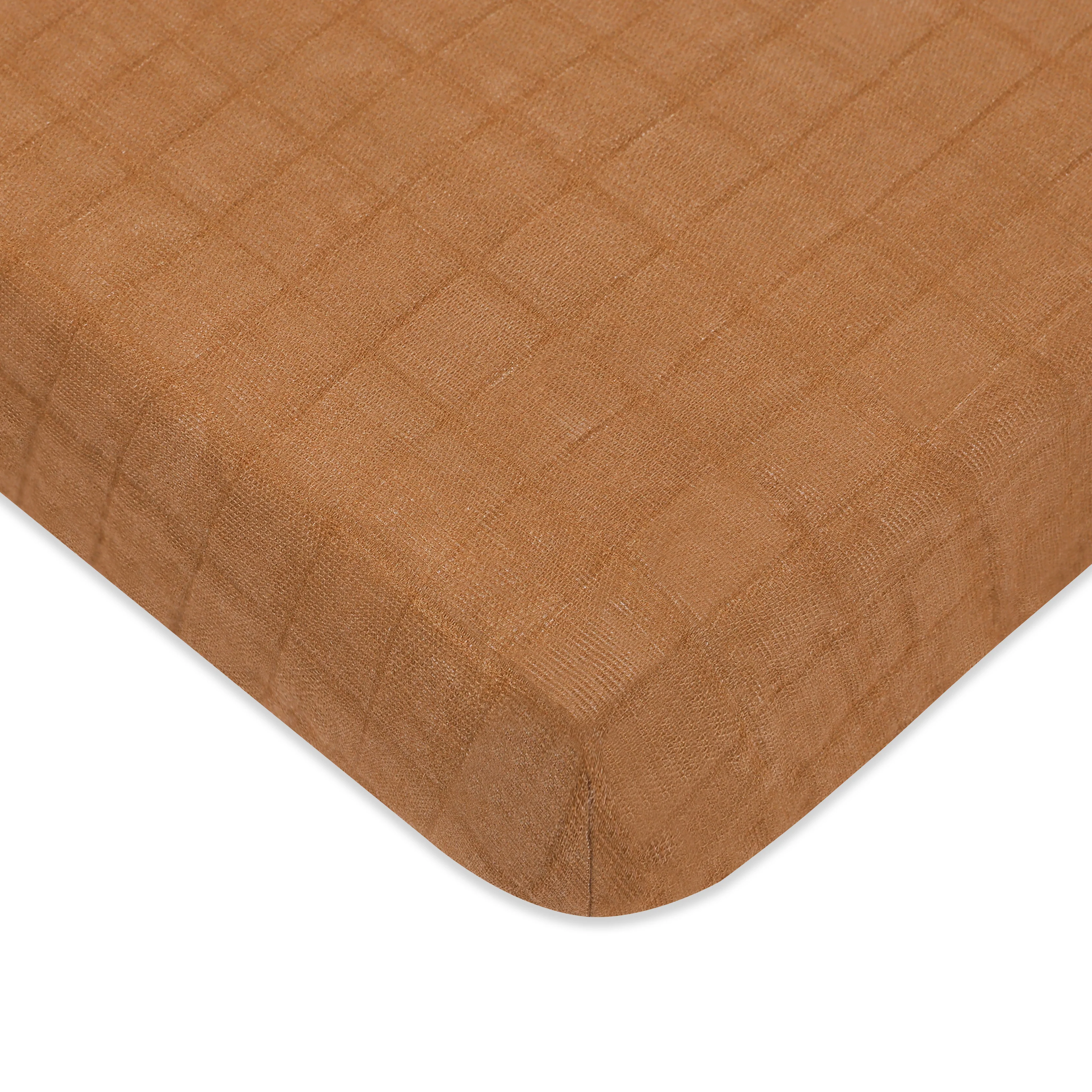 Mini Crib Sheet in GOTS Certified Organic Muslin Cotton - Image 25