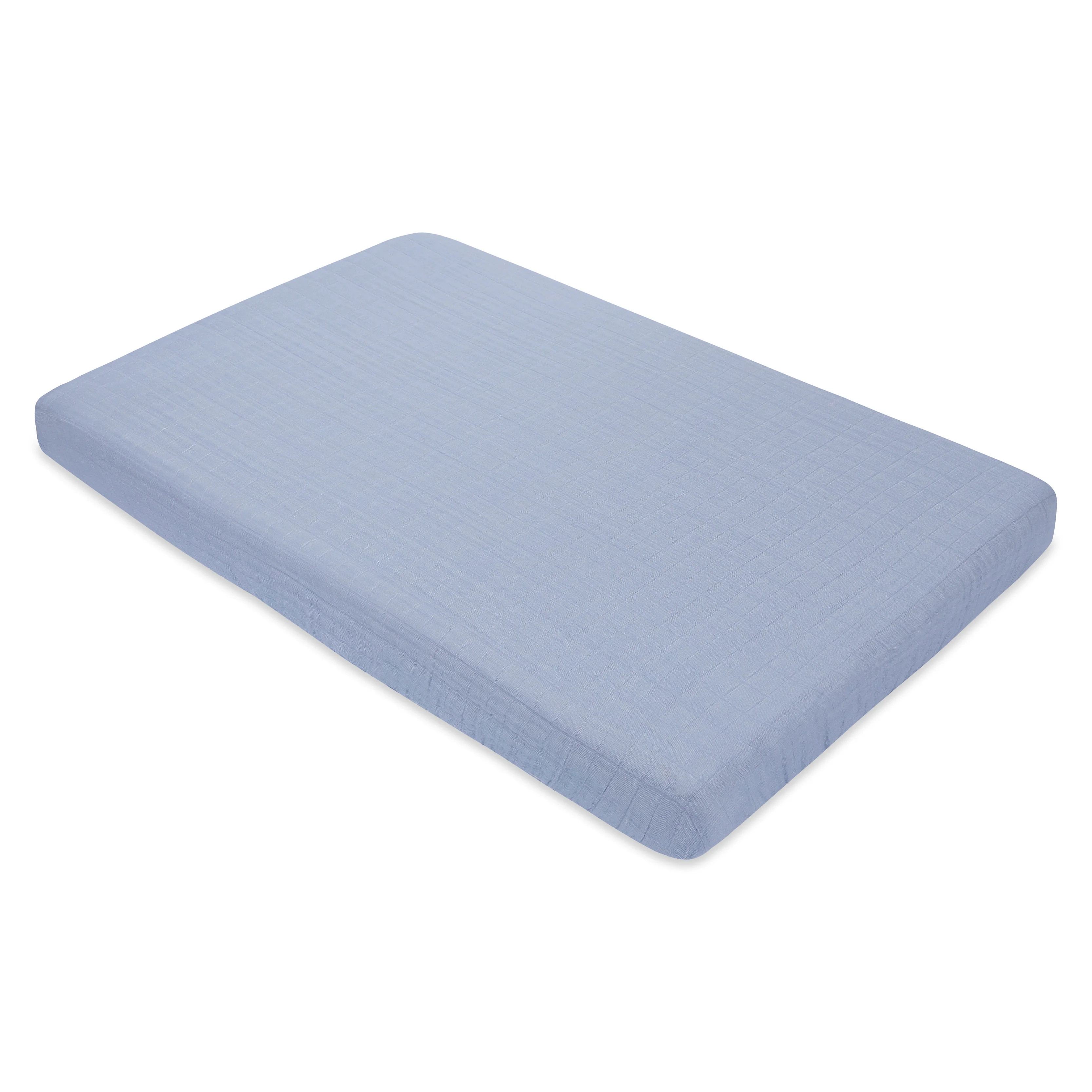 Mini Crib Sheet in GOTS Certified Organic Muslin Cotton - Image 38