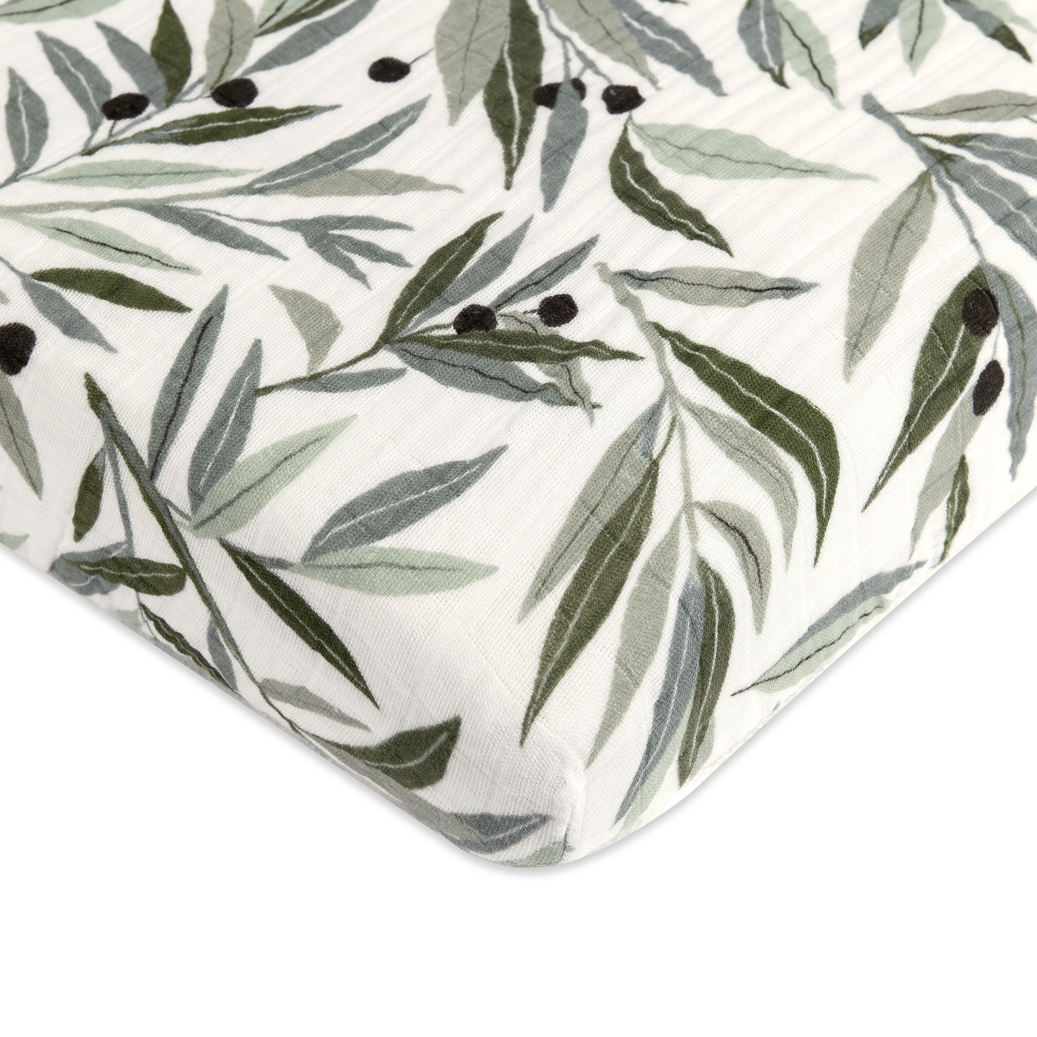 Mini Crib Sheet in GOTS Certified Organic Muslin Cotton - Image 44