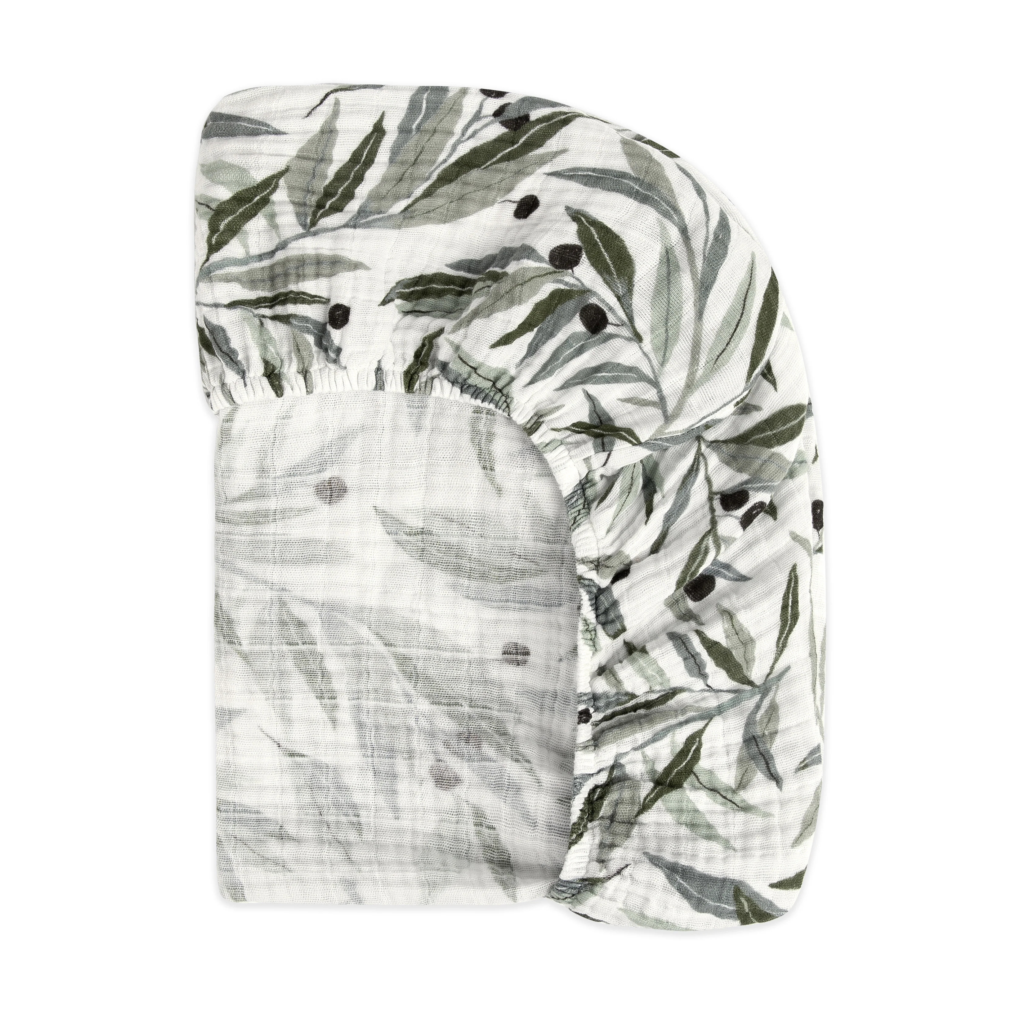 Mini Crib Sheet in GOTS Certified Organic Muslin Cotton - Image 47