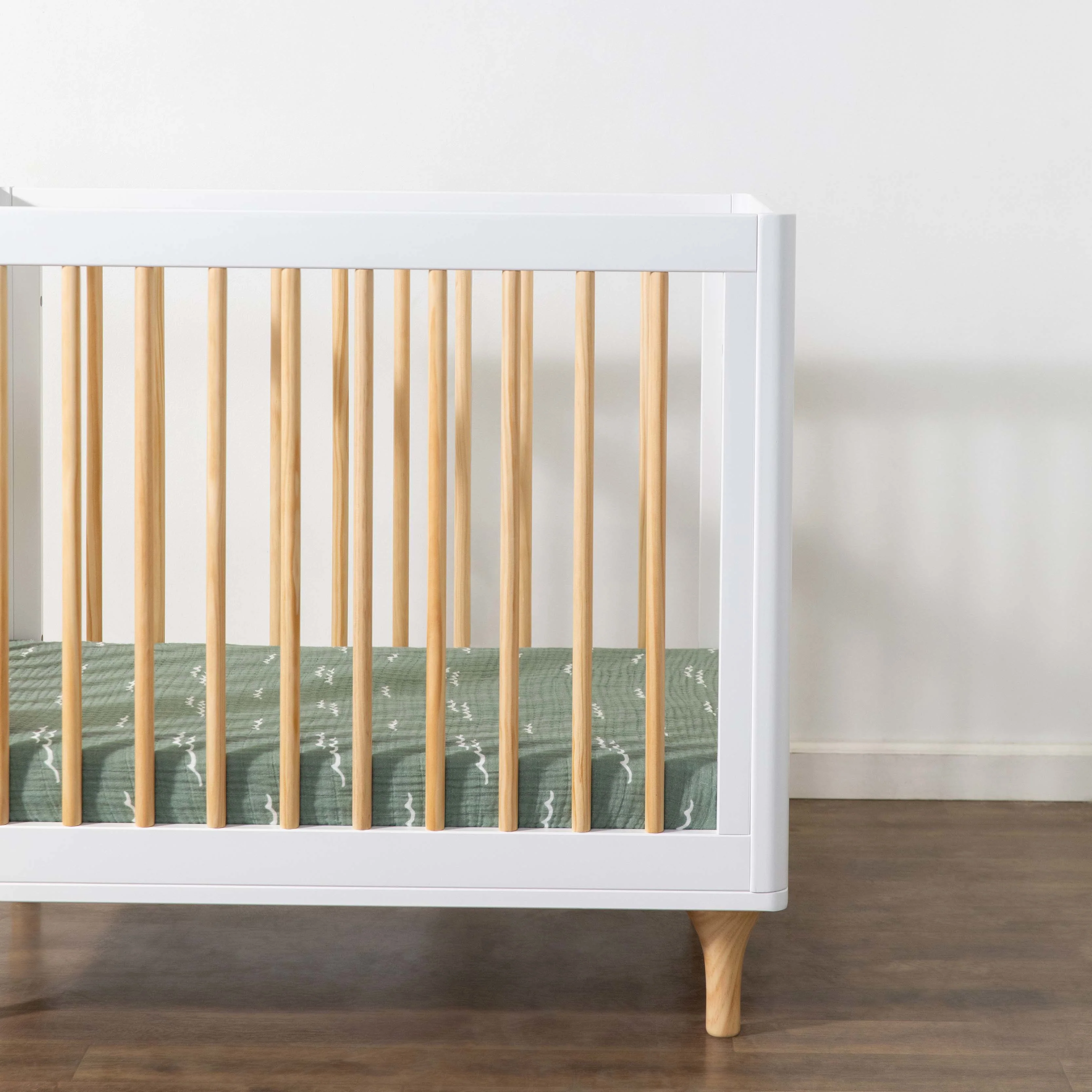 Mini Crib Sheet in GOTS Certified Organic Muslin Cotton - Image 54