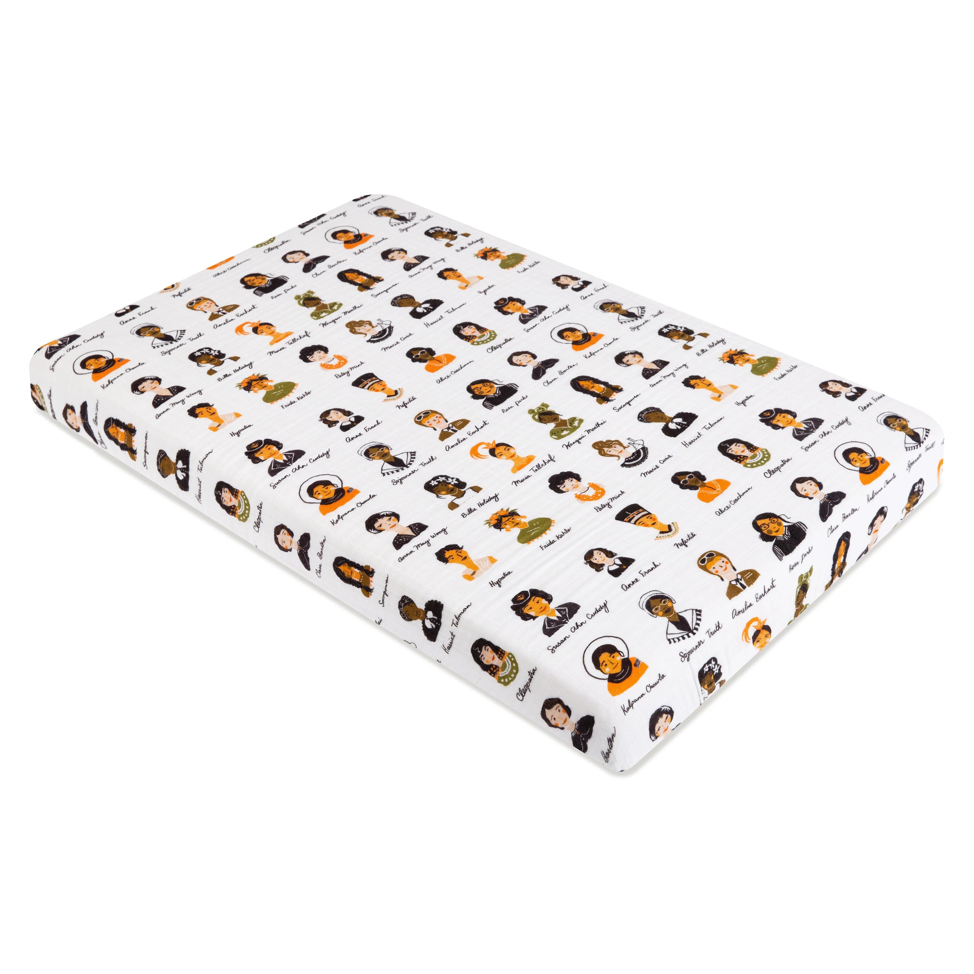 Mini Crib Sheet in GOTS Certified Organic Muslin Cotton - Image 74