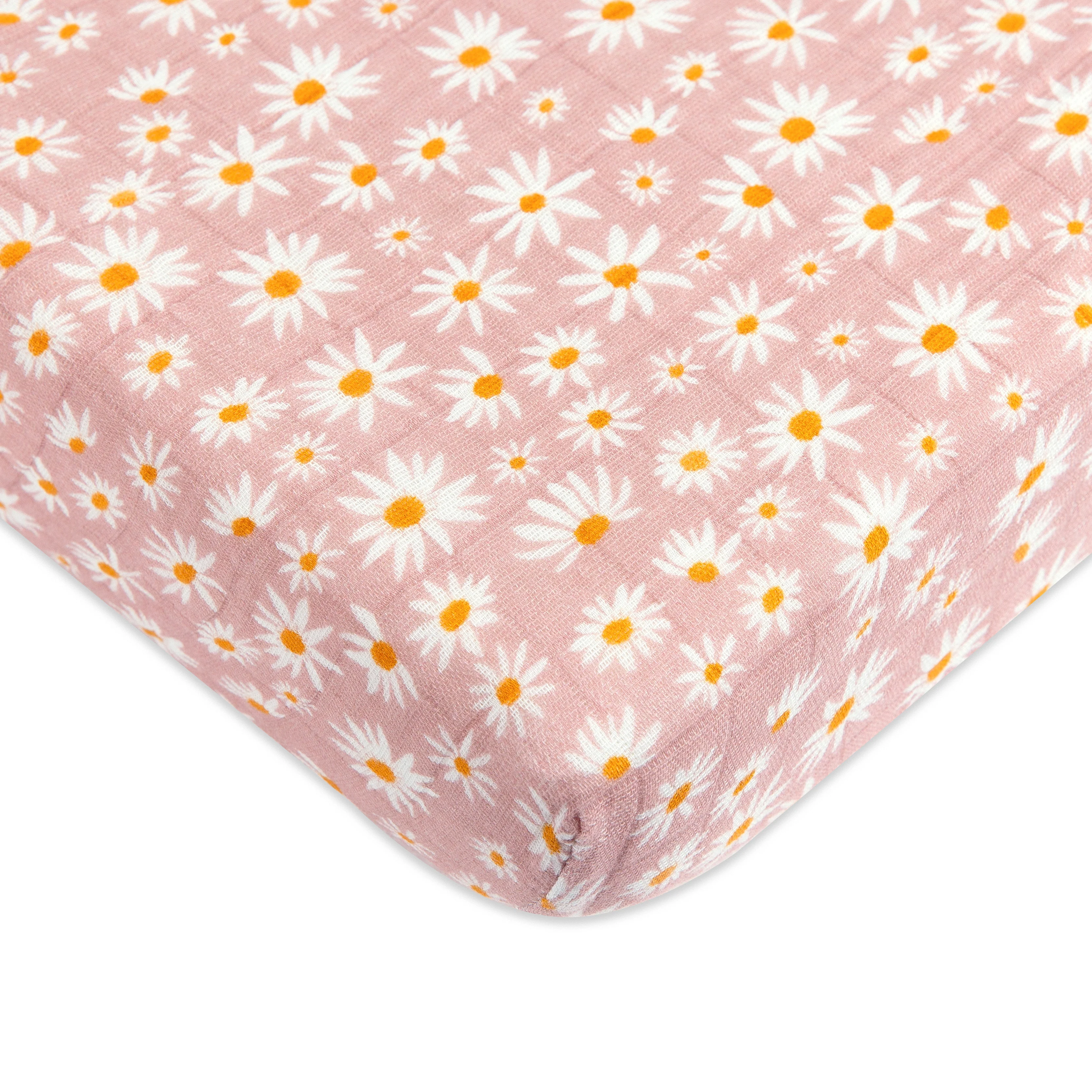 Mini Crib Sheet in GOTS Certified Organic Muslin Cotton - Image 80