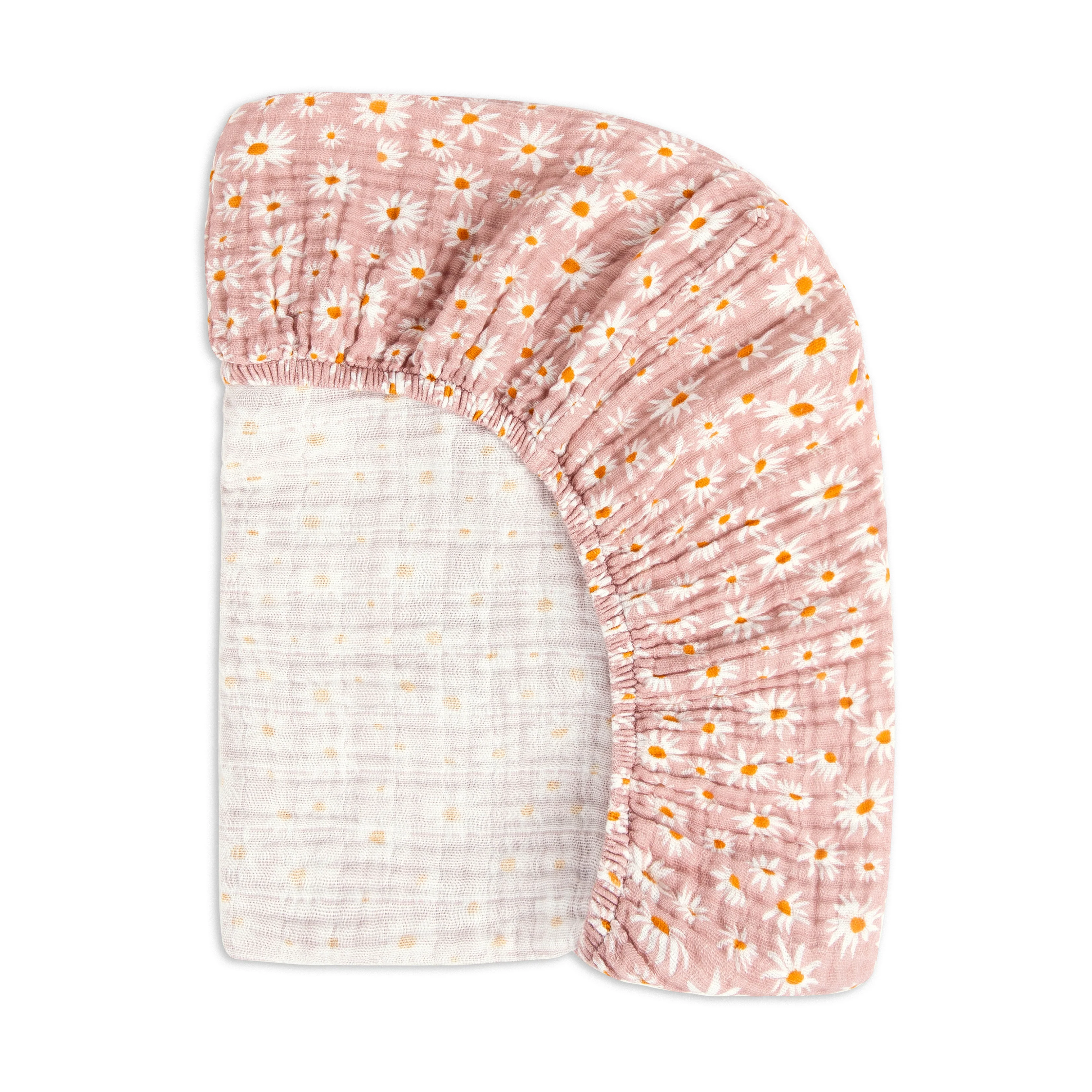 Mini Crib Sheet in GOTS Certified Organic Muslin Cotton - Image 83