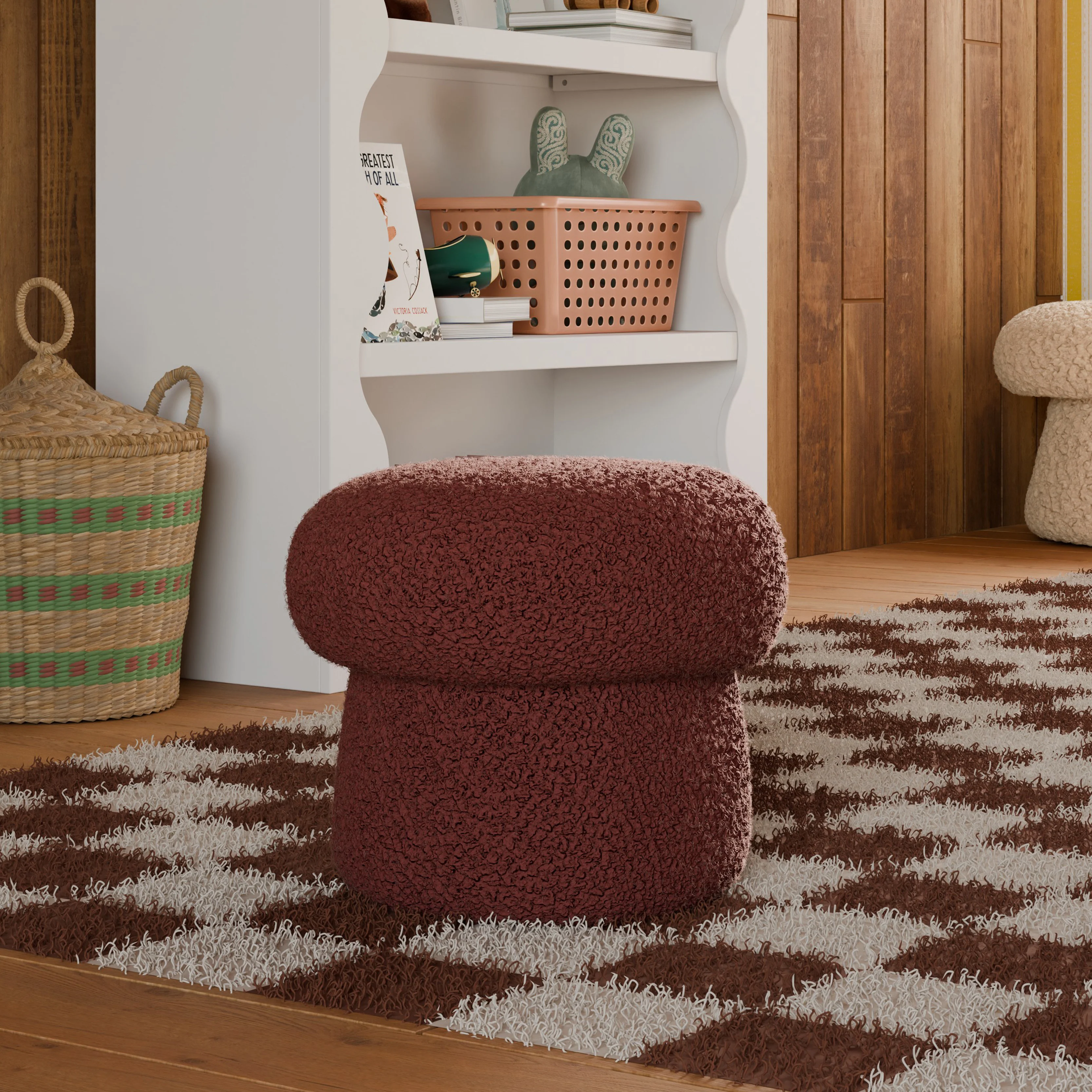 Mini Mushroom Pouf - Image 12