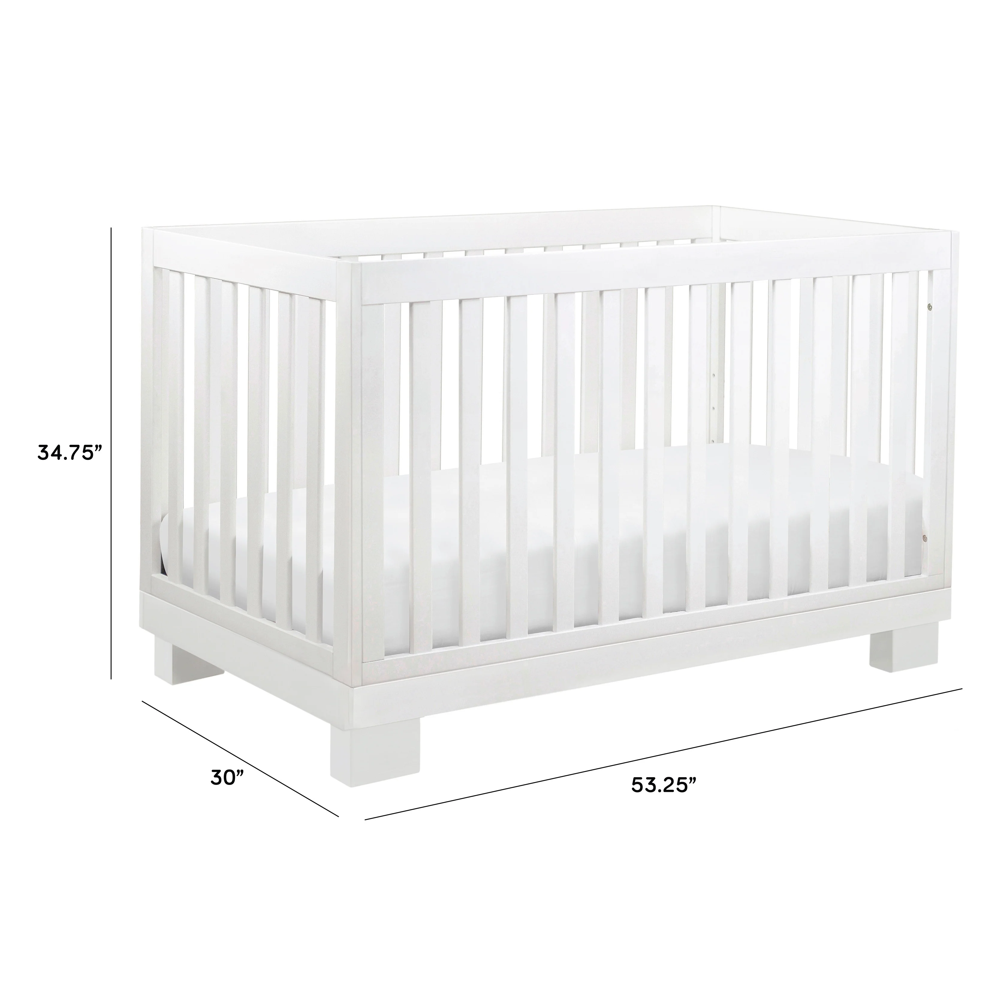Modo 3-in-1 Convertible Crib with Toddler Bed Conversion Kit - Image 10