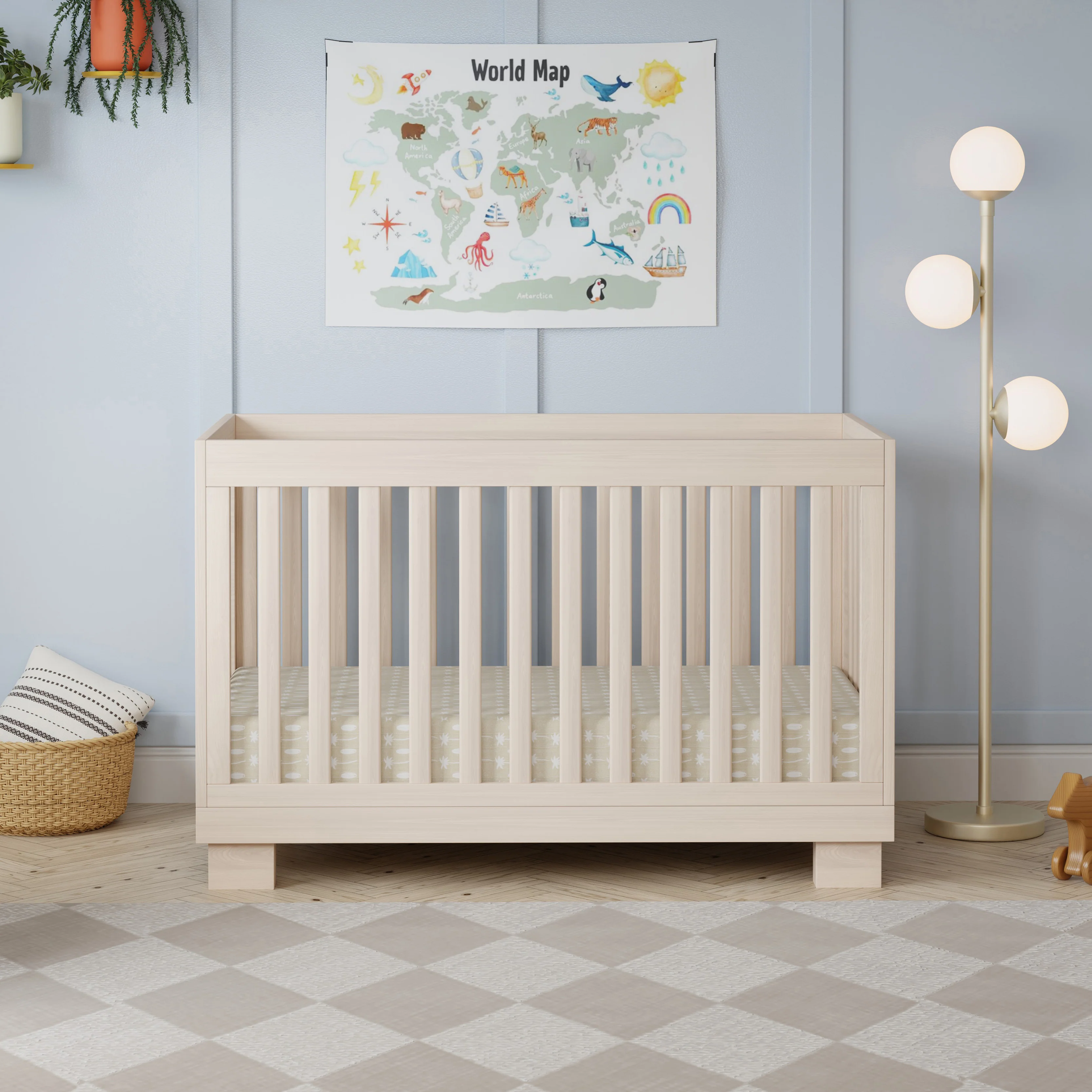 Modo 3-in-1 Convertible Crib with Toddler Bed Conversion Kit - Image 11