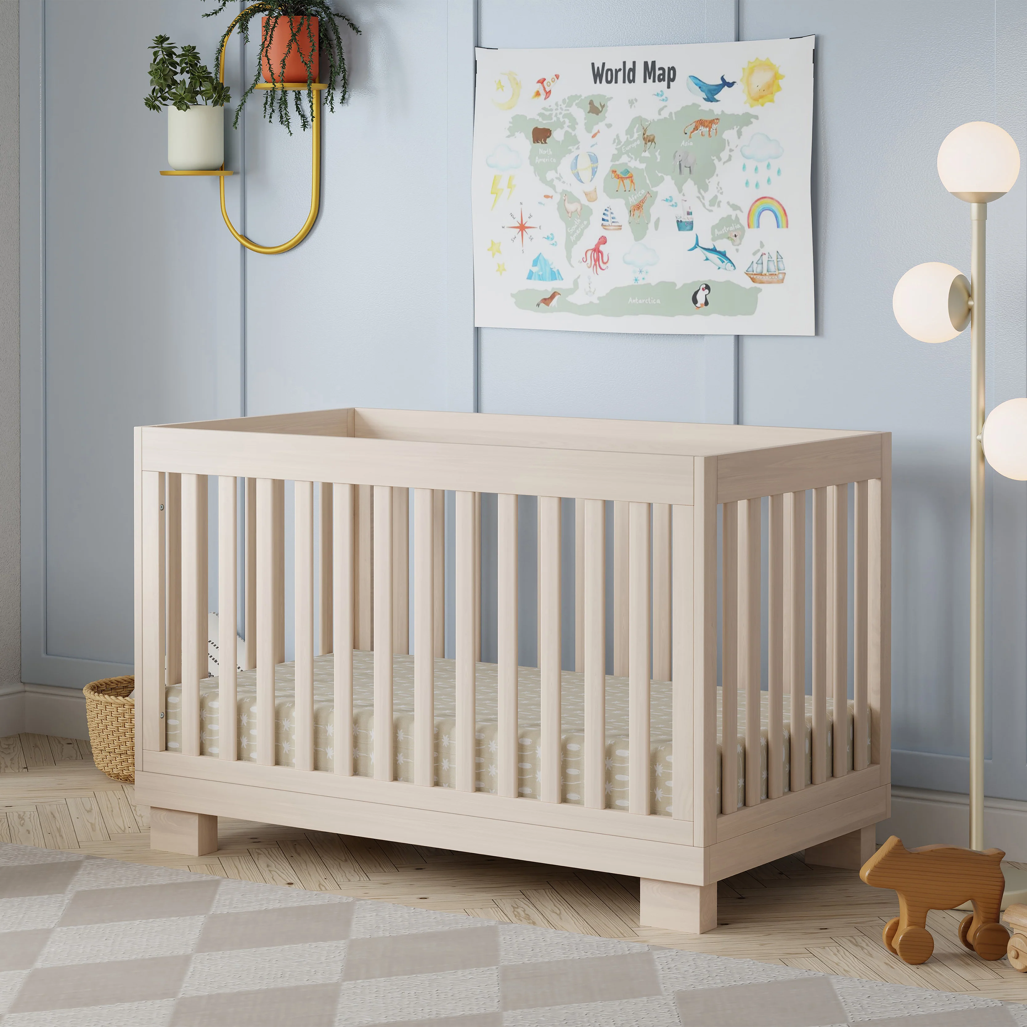 Modo 3-in-1 Convertible Crib with Toddler Bed Conversion Kit - Image 12
