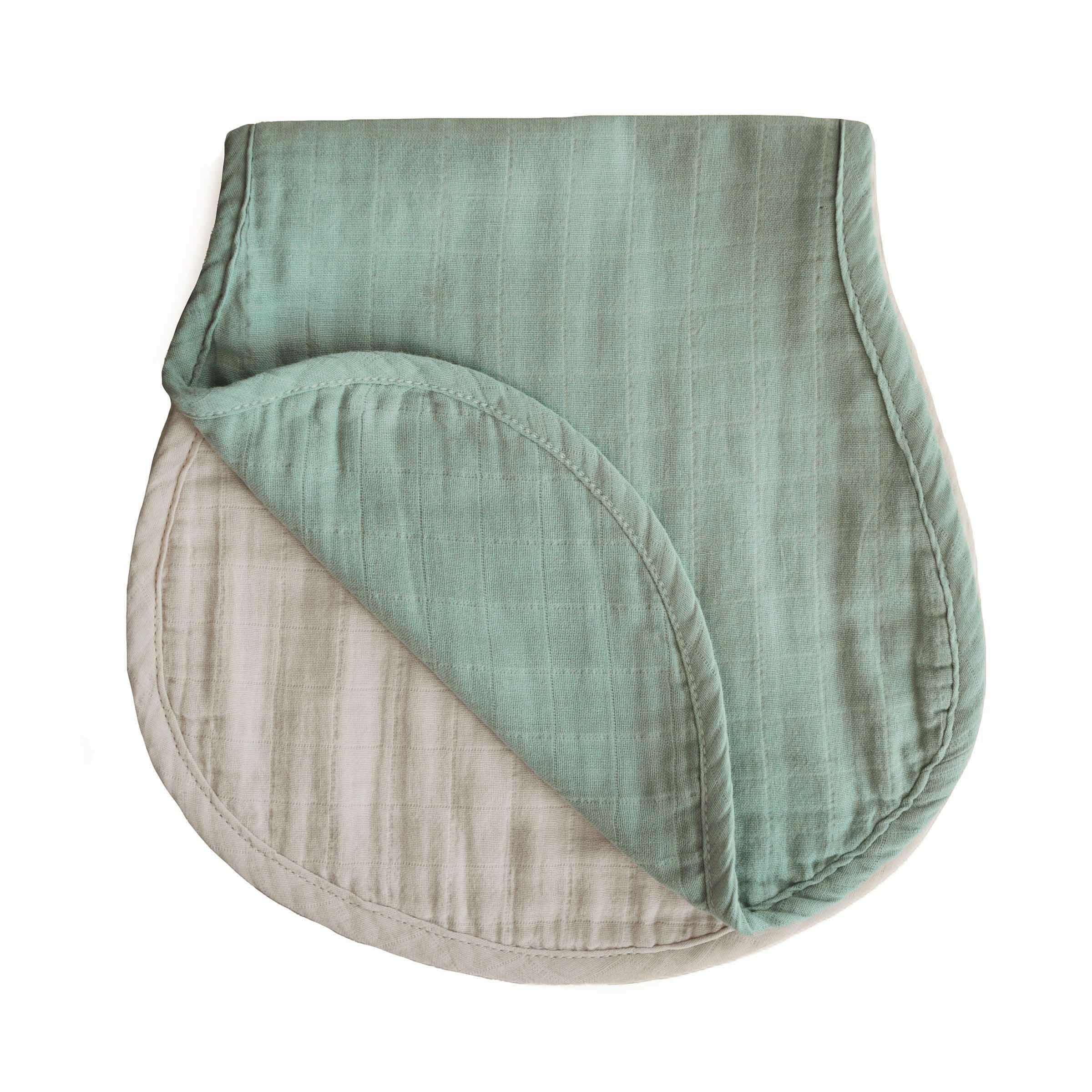 Mushie Organic Cotton Muslin Burp Cloth 2-Pack - Image 9