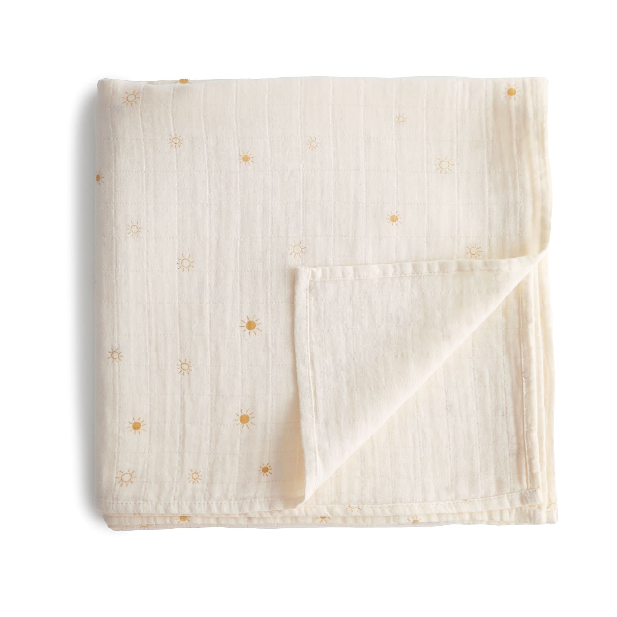 Mushie Organic Cotton Muslin Swaddle Blanket - Image 11