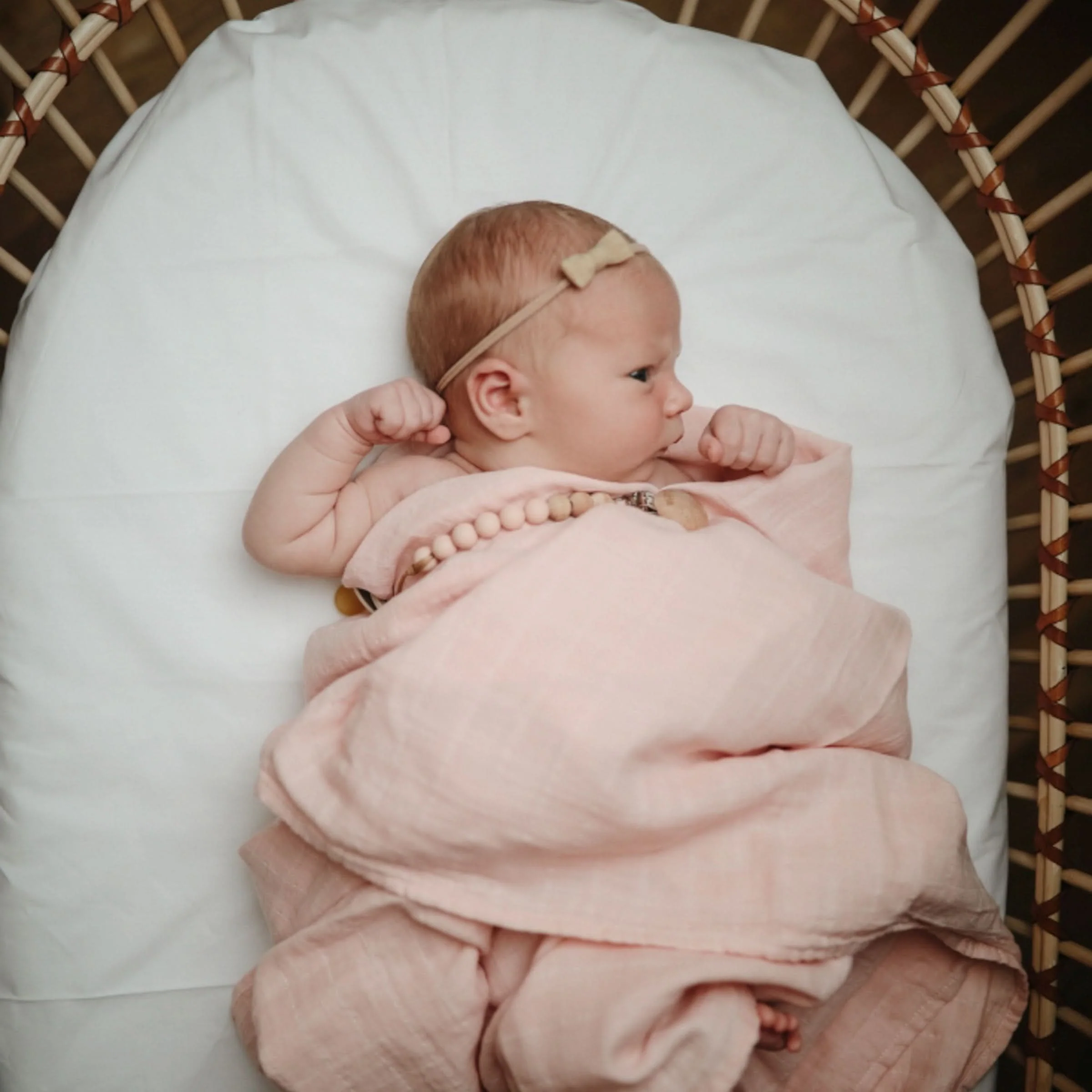 Mushie Organic Cotton Muslin Swaddle Blanket - Image 111