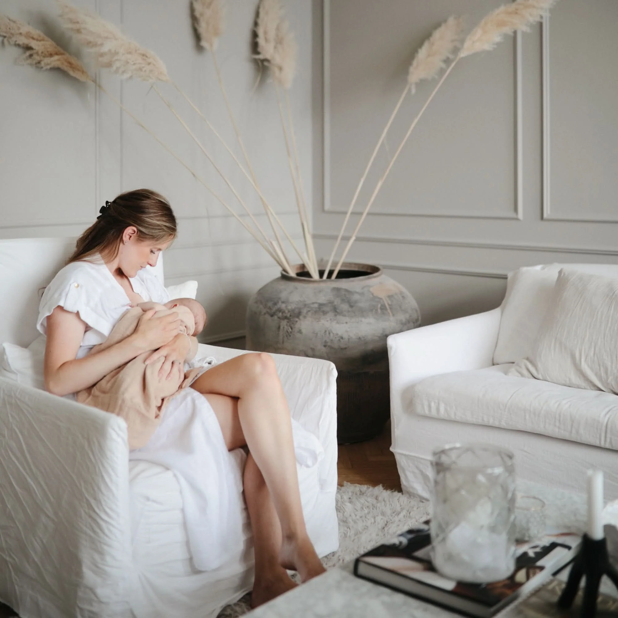 Mushie Organic Cotton Muslin Swaddle Blanket - Image 122