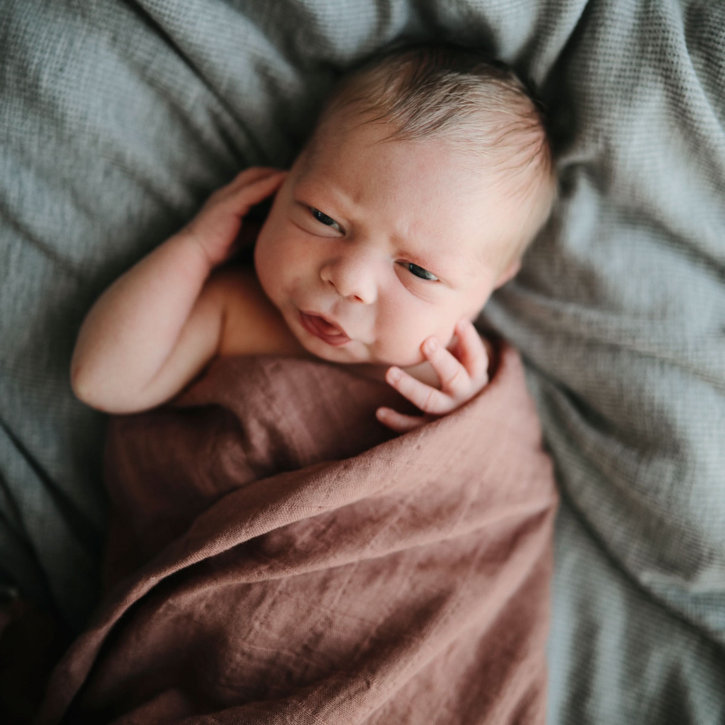 Mushie Organic Cotton Muslin Swaddle Blanket - Image 127