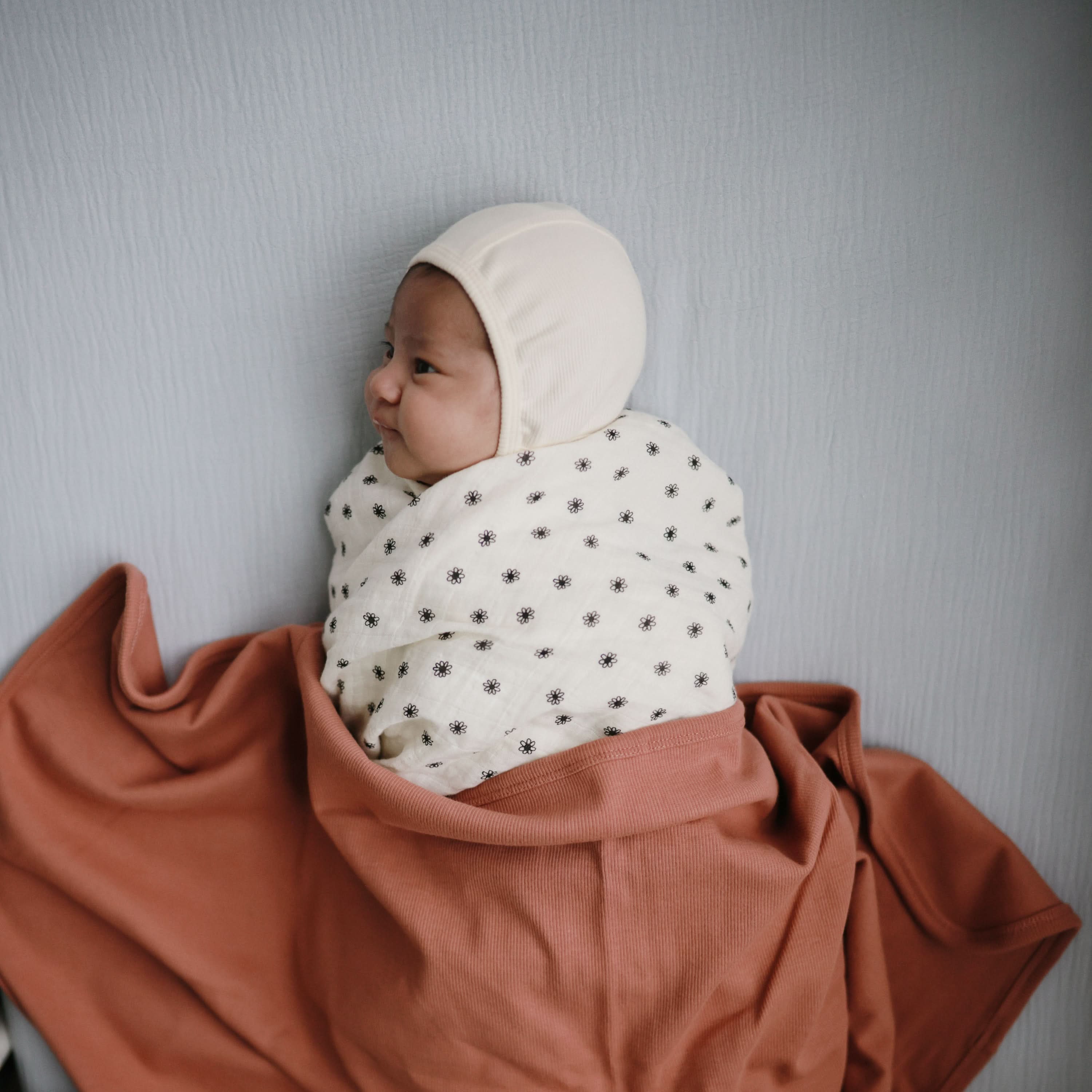Mushie Organic Cotton Muslin Swaddle Blanket - Image 142