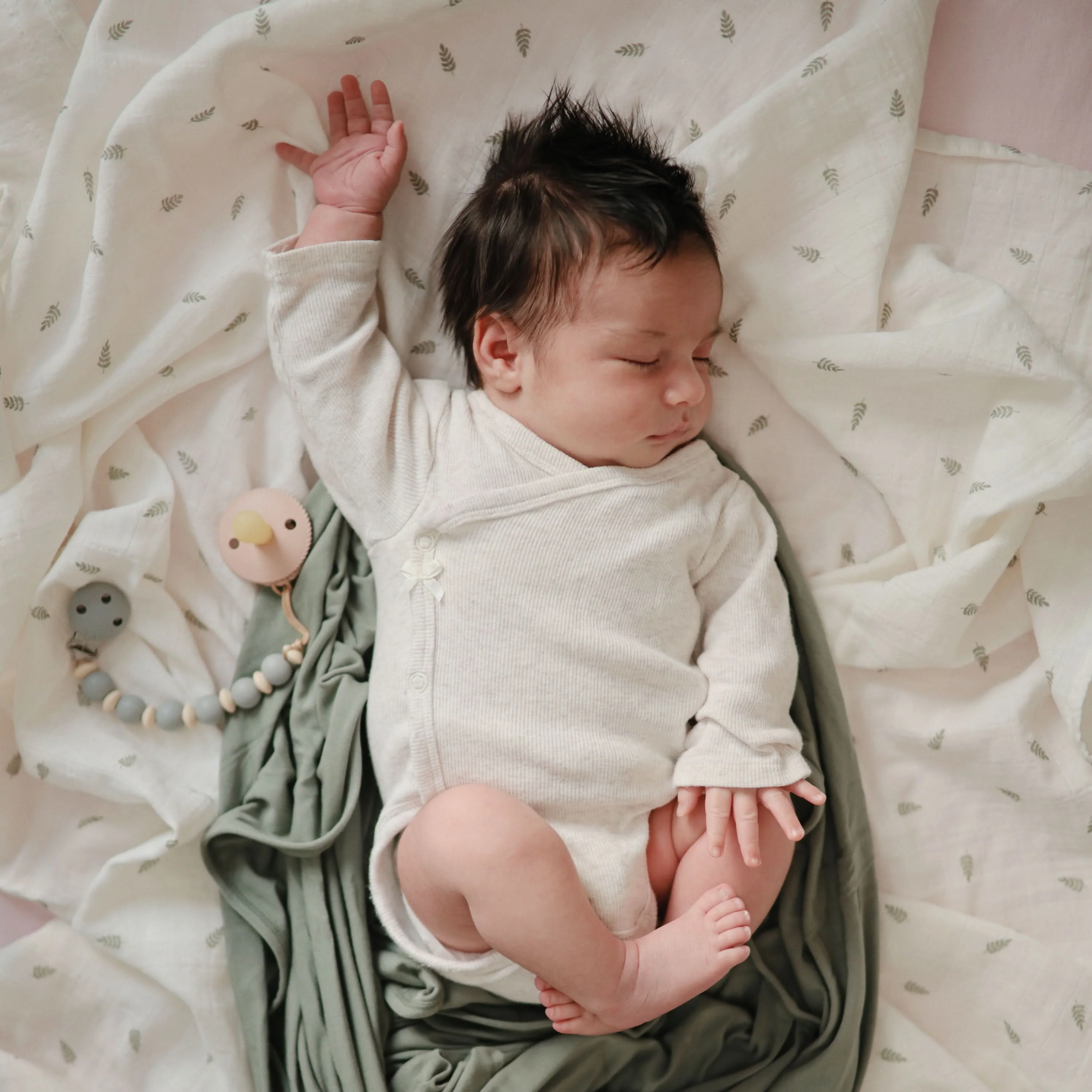 Mushie Organic Cotton Muslin Swaddle Blanket - Image 150