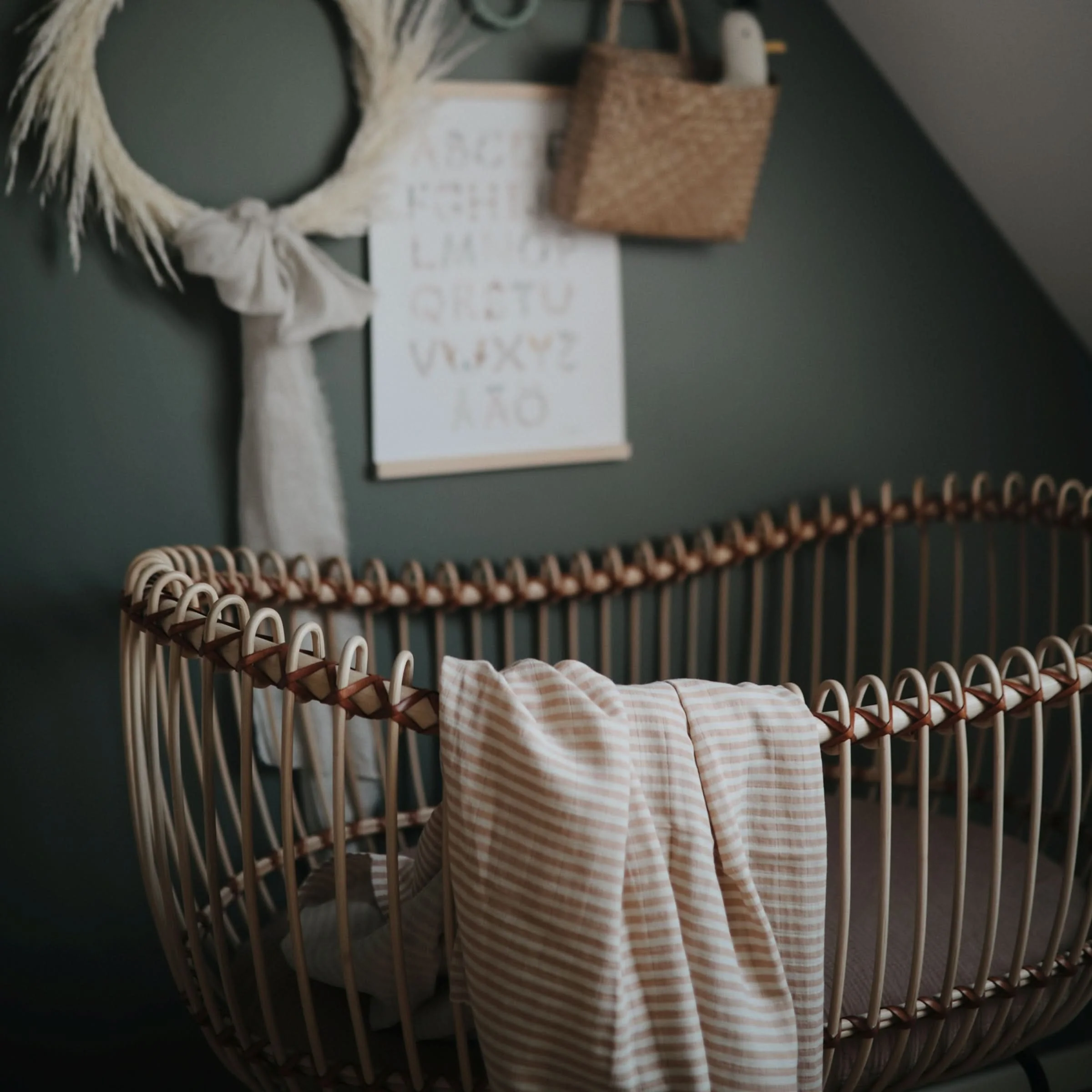 Mushie Organic Cotton Muslin Swaddle Blanket - Image 163