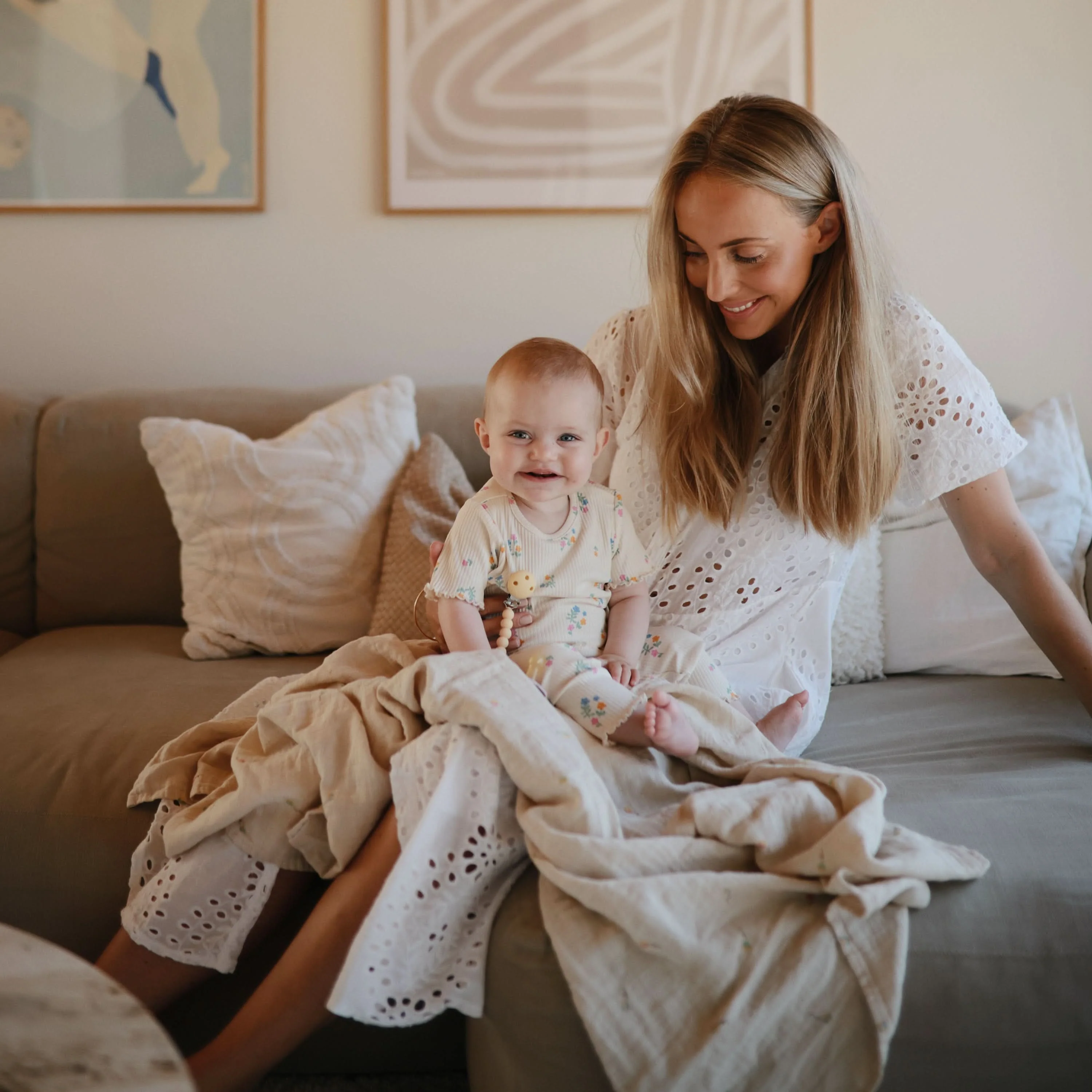 Mushie Organic Cotton Muslin Swaddle Blanket - Image 177