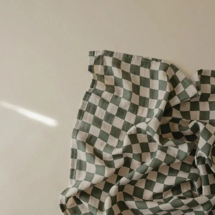 Mushie Organic Cotton Muslin Swaddle Blanket - Image 194