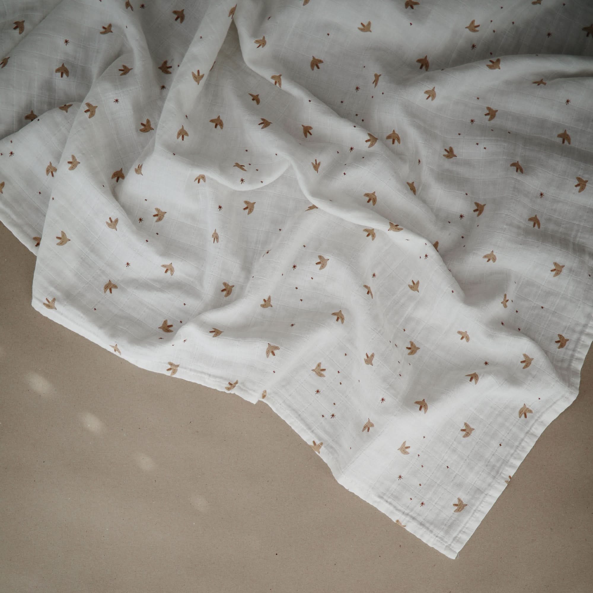 Mushie Organic Cotton Muslin Swaddle Blanket - Image 74