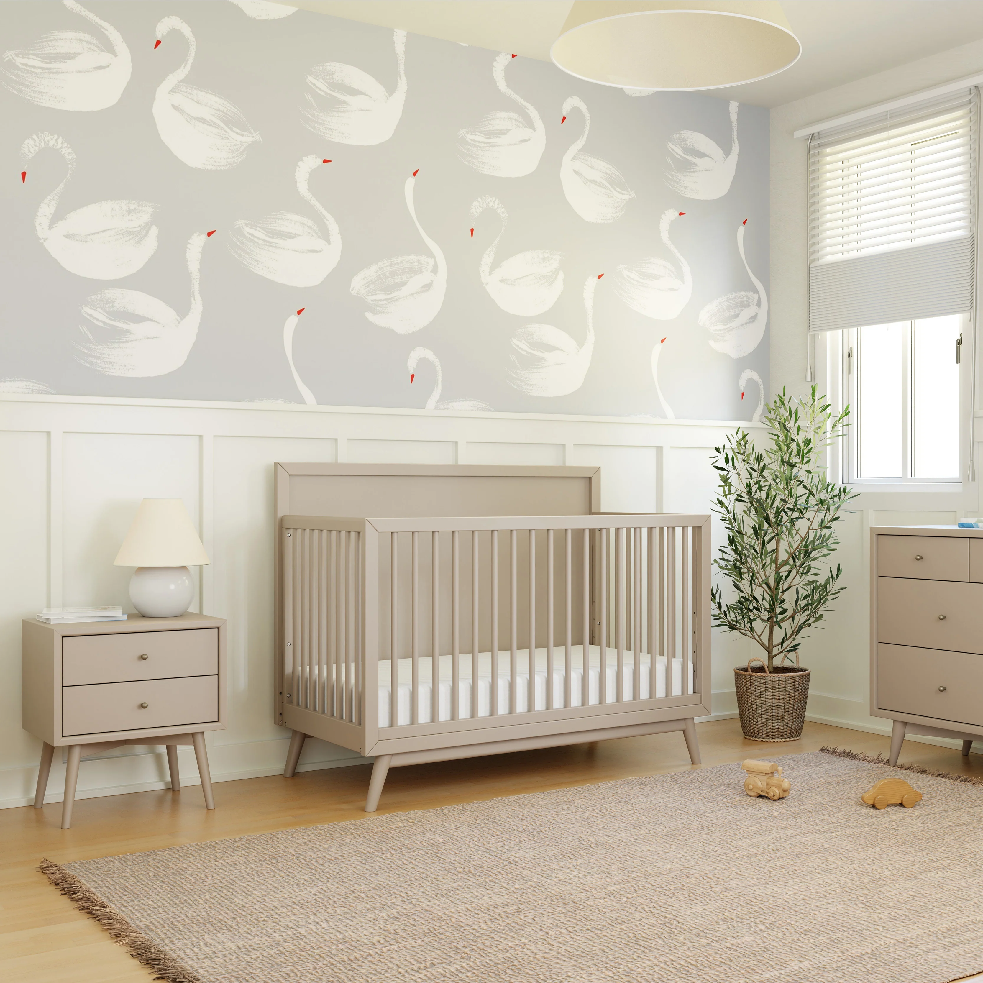 Palma 4-in-1 Convertible Crib with Toddler Bed Conversion Kit - Image 25