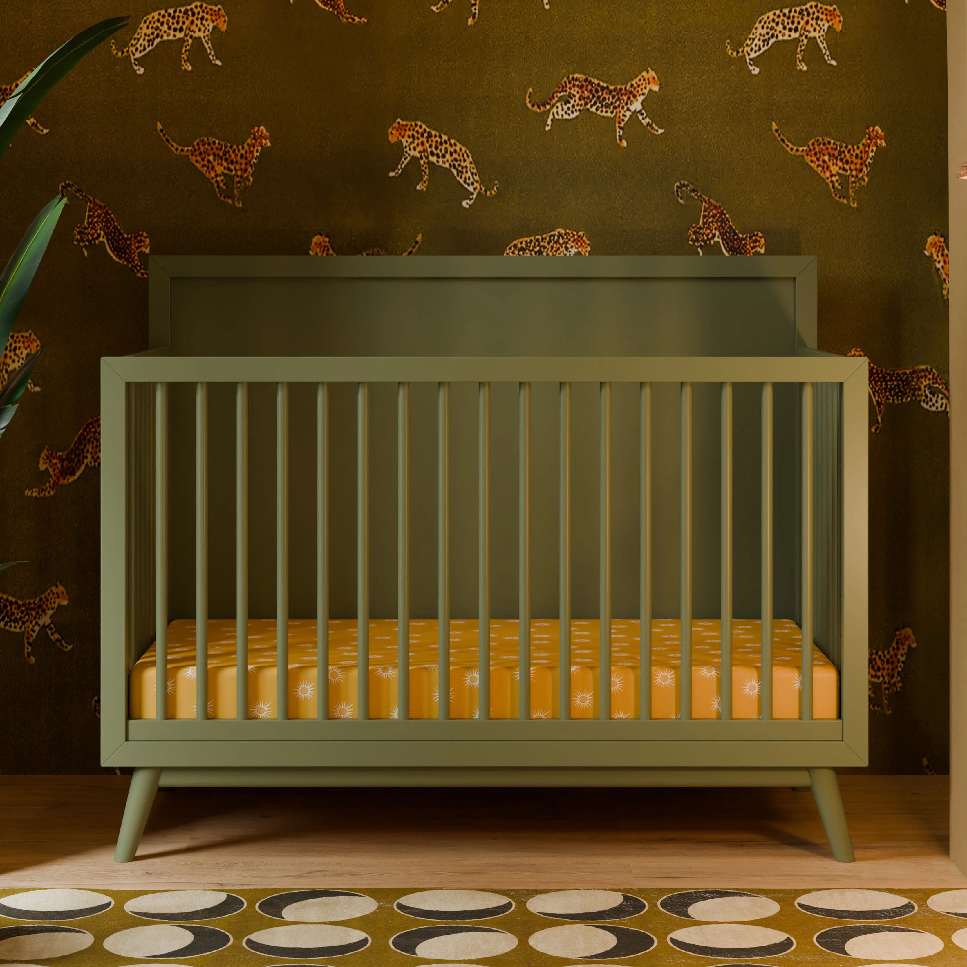 Palma 4-in-1 Convertible Crib with Toddler Bed Conversion Kit - Image 34