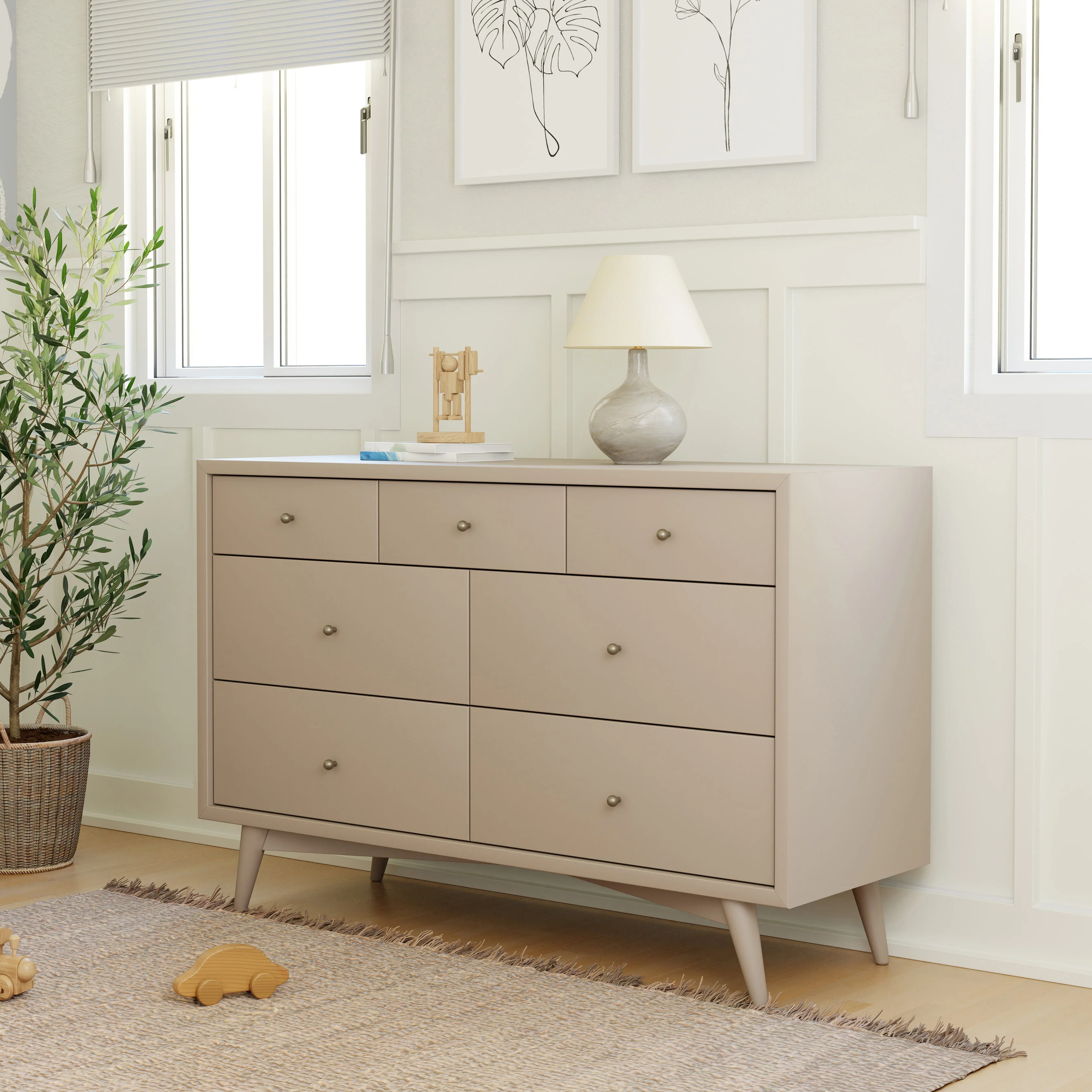 Palma 7-Drawer Assembled Double Dresser - Image 46