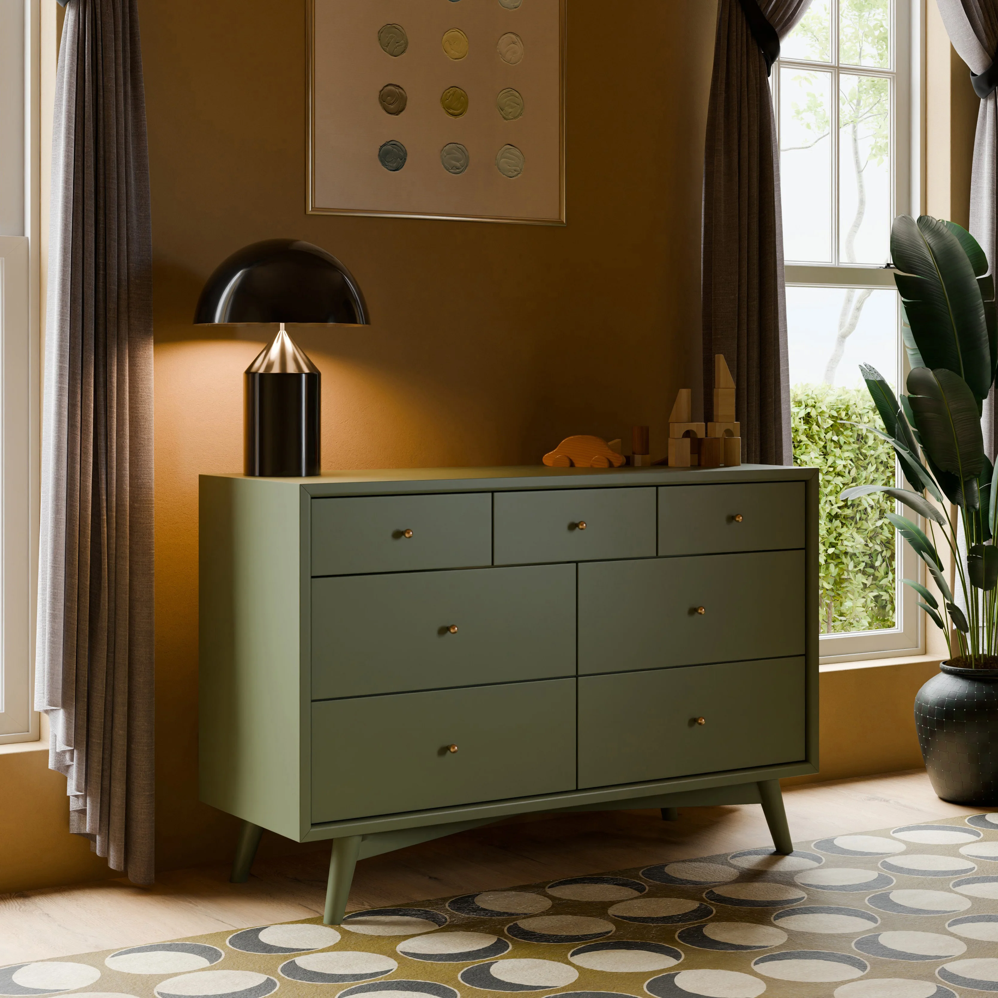 Palma 7-Drawer Assembled Double Dresser - Image 66